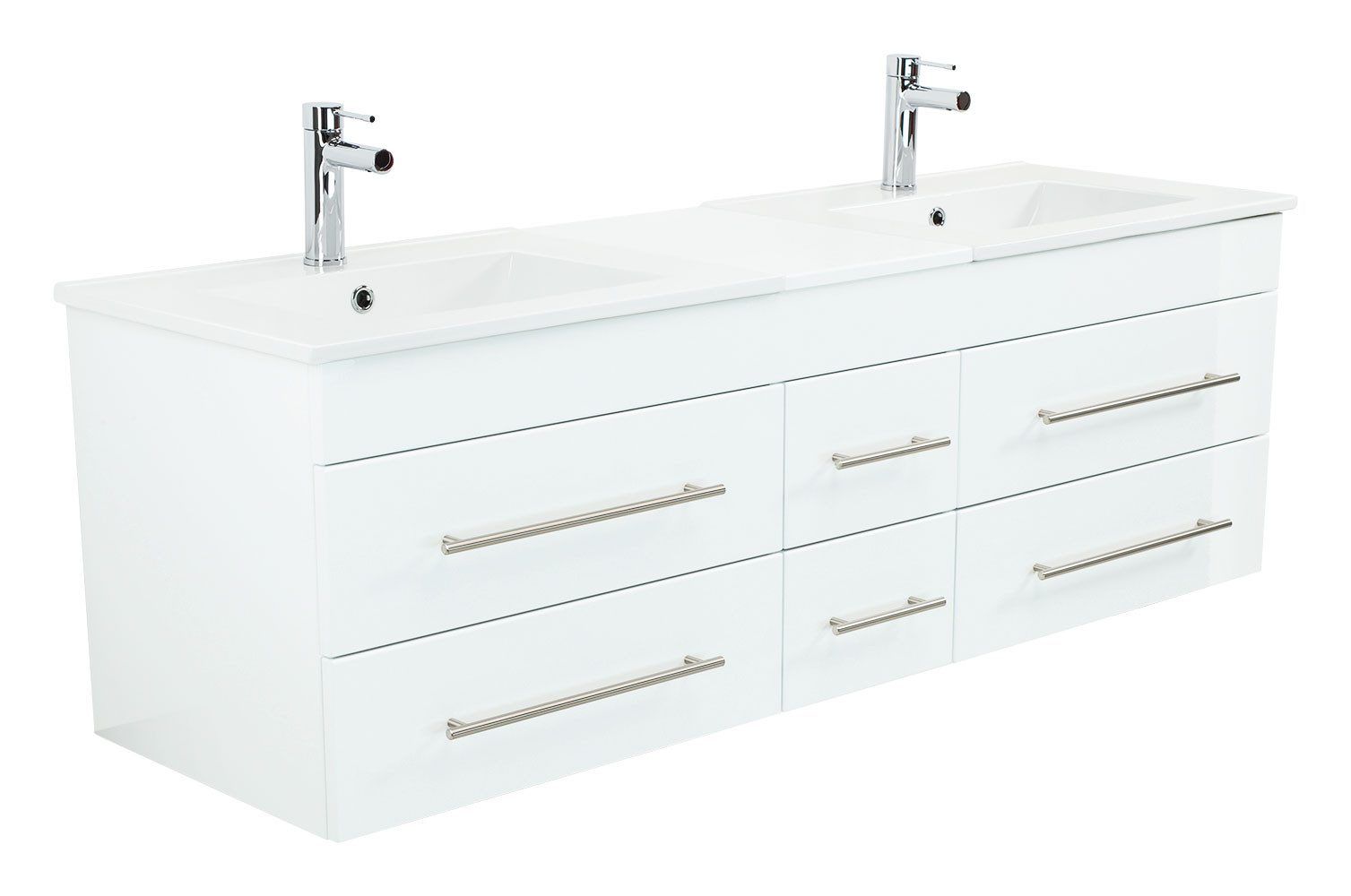 Magnolia Home Doppelwaschtisch Badmöbel Milano XL günstig online kaufen