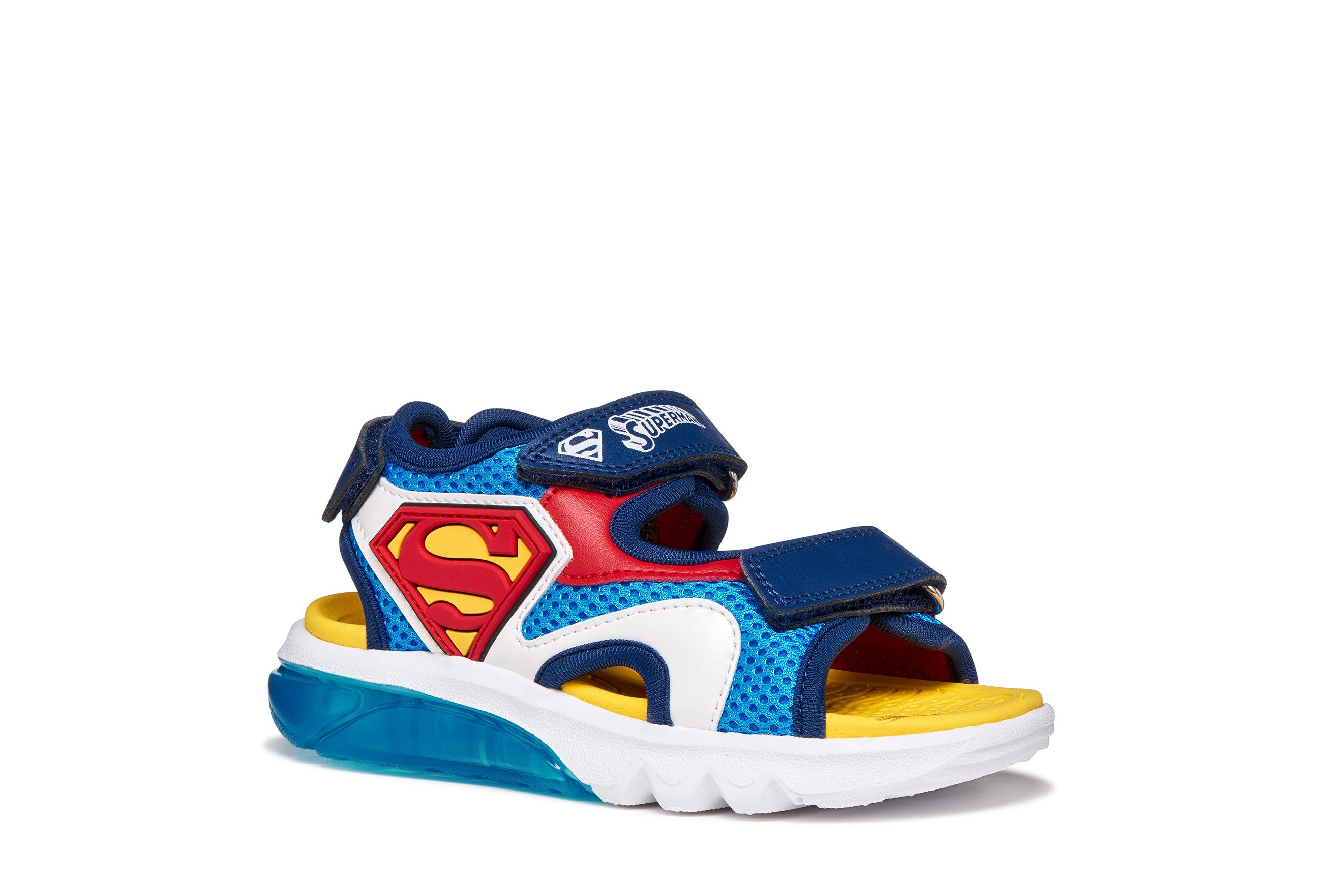 Geox J SANDAL CIBERDRON B Sandale Klettschuh mit Blinkfunktion, Größenschablone zum Download