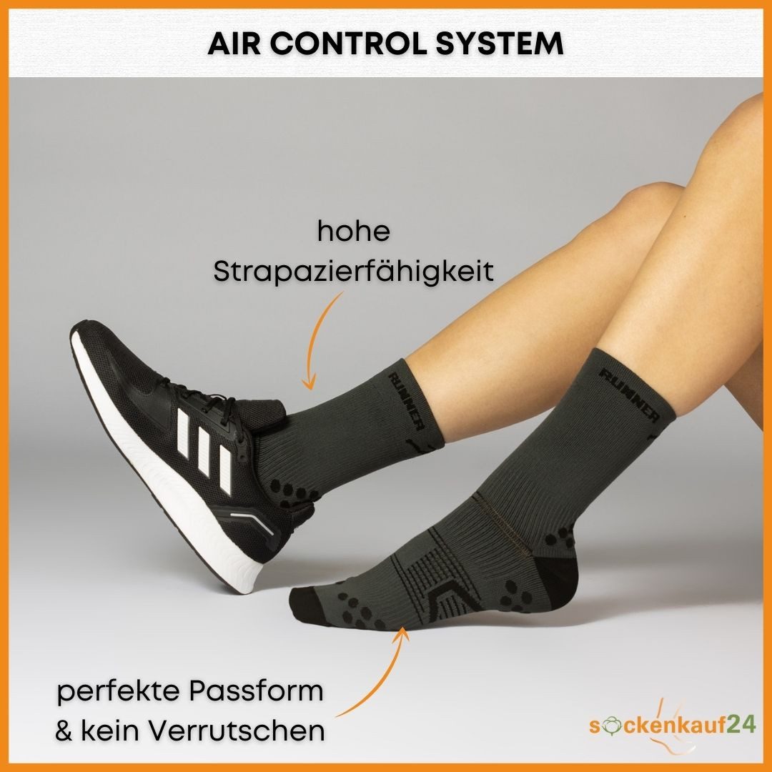 sockenkauf24 Laufsocken Sportsocken für Herren & Damen Laufsocken (3-Paar) Atmungsaktive Running Socks 50201P WP