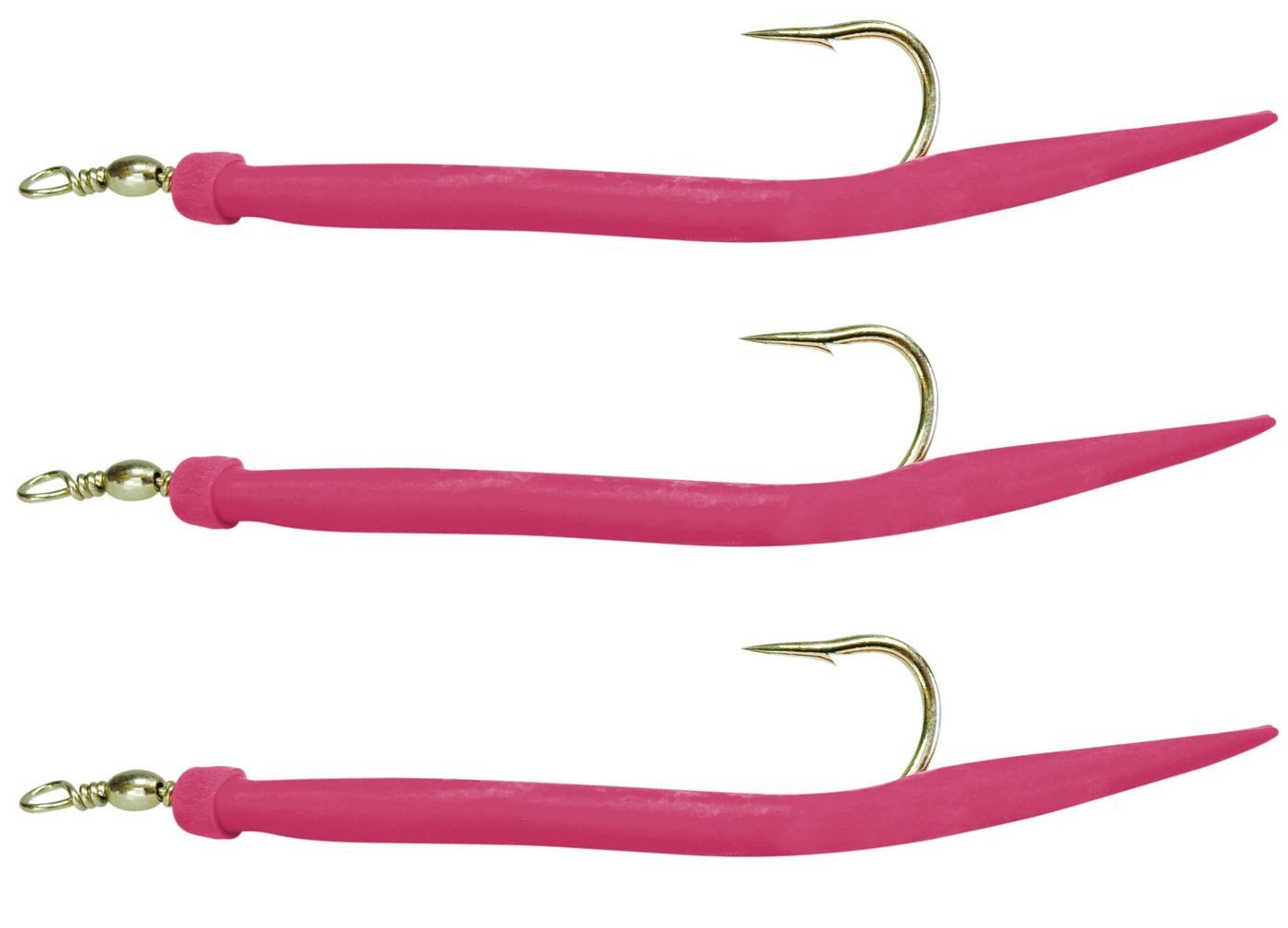 Dieter Eisele Kunstköder Dieter Eisele Gummi-Makks pink - 3 Gummimakk Beifänger