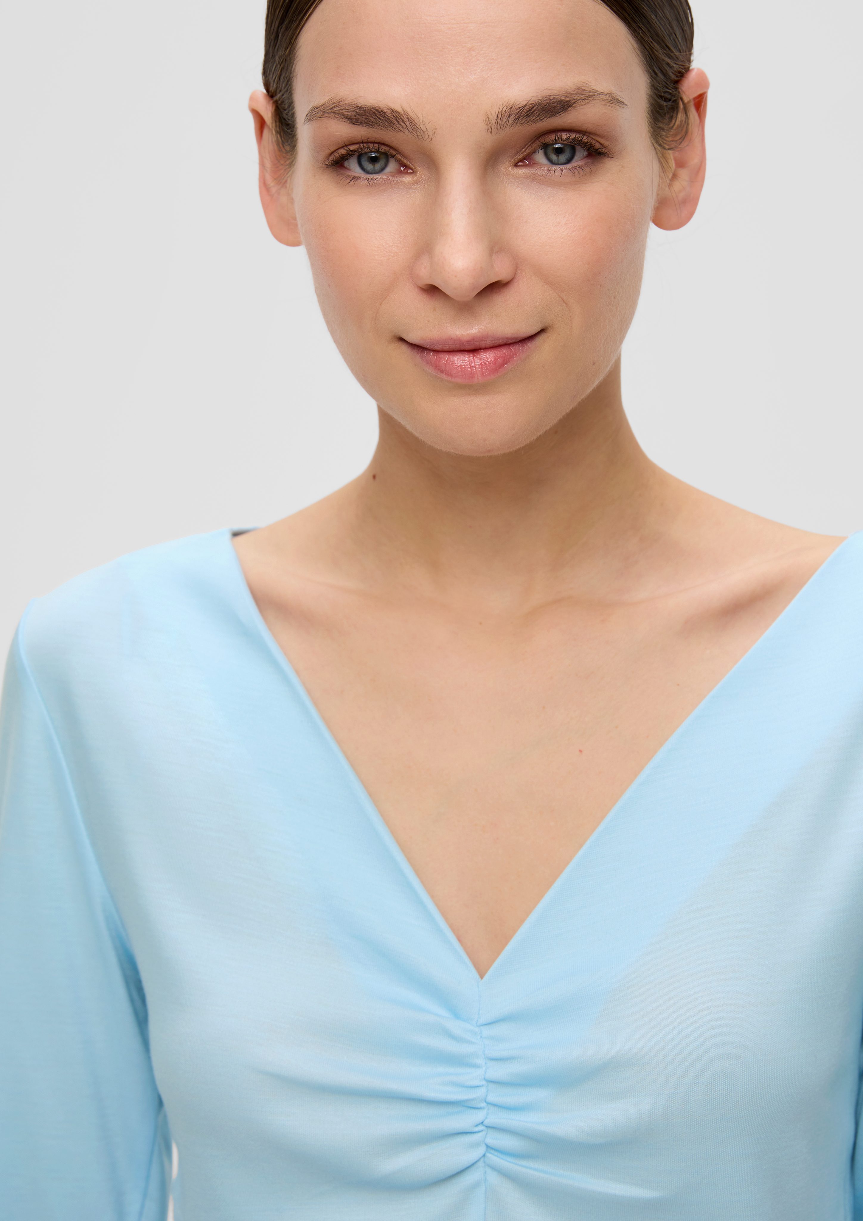 s.Oliver BLACK LABEL 3/4-Arm-Shirt Shirt aus günstig online kaufen