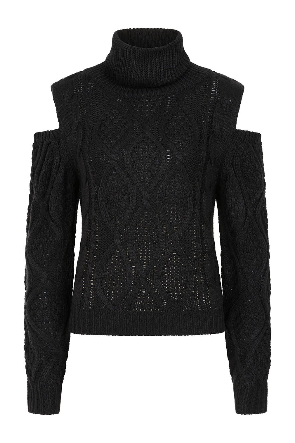 Banned Strickpullover Cozy Riot Jumper Strickpullover Gothic Zopfmuster