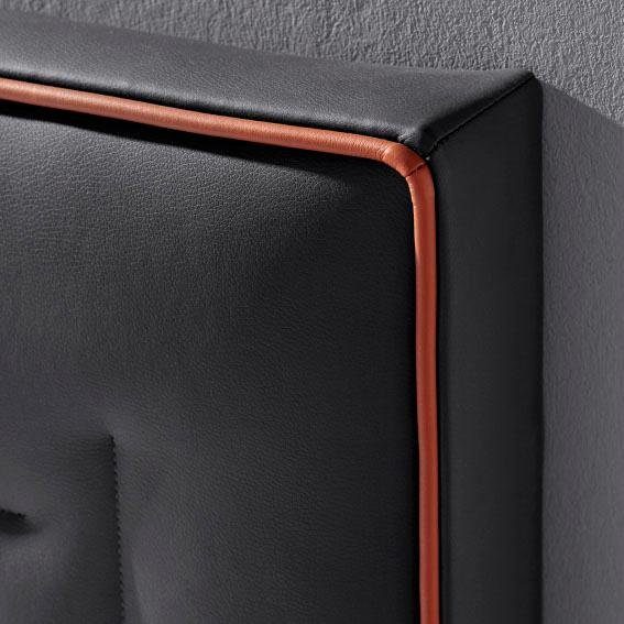 INOSIGN Boxspringbett "Coos" mit besonderer Steppung im Kopfteil, 3 Matratz günstig online kaufen