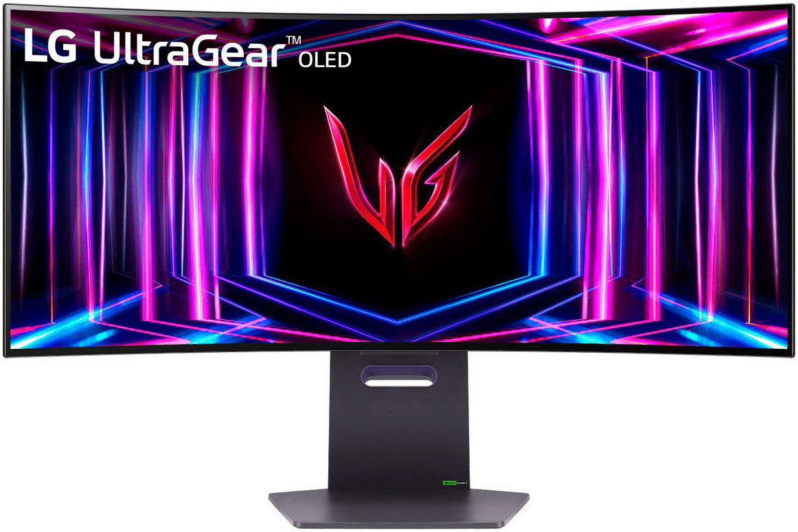 LG 34GS95QE Curved-Gaming-OLED-Monitor (86 cm/34 ", 3440 x 1440 px, UWQHD, 0,03 ms Reaktionszeit, 240 Hz, OLED)