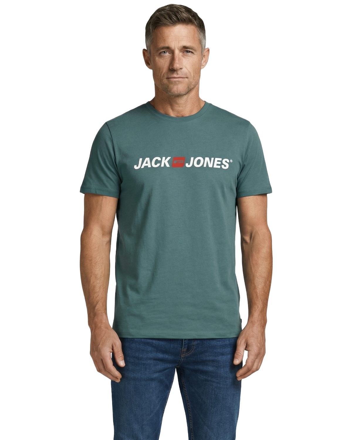 Jack & Jones Print-Shirt Bequemes Slimfit Shirt (Spar-Set, 3er-Pack) in Unifarbe mit Print – Bild 4 von 5