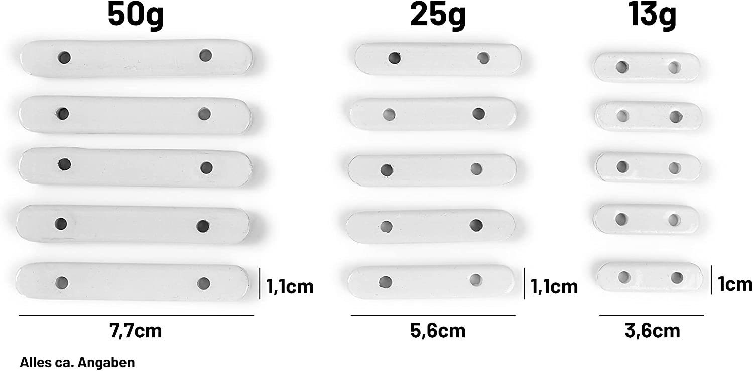 Deco-Raum Bleistäbchen Bleistreifen Lackiert Hochwertig, Vorhänge, (10-tlg) günstig online kaufen