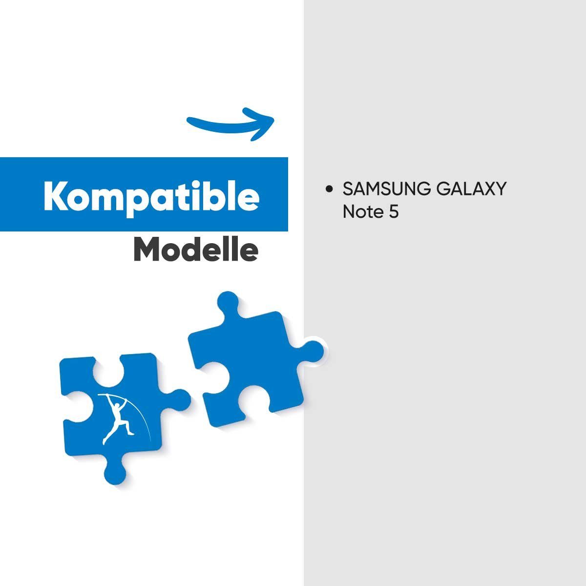 Akku für / Note Galaxy V) Samsung Handy-Akku Wunderbatterie EB-BN920ABE Woyax mAh 5 3000 (3.85