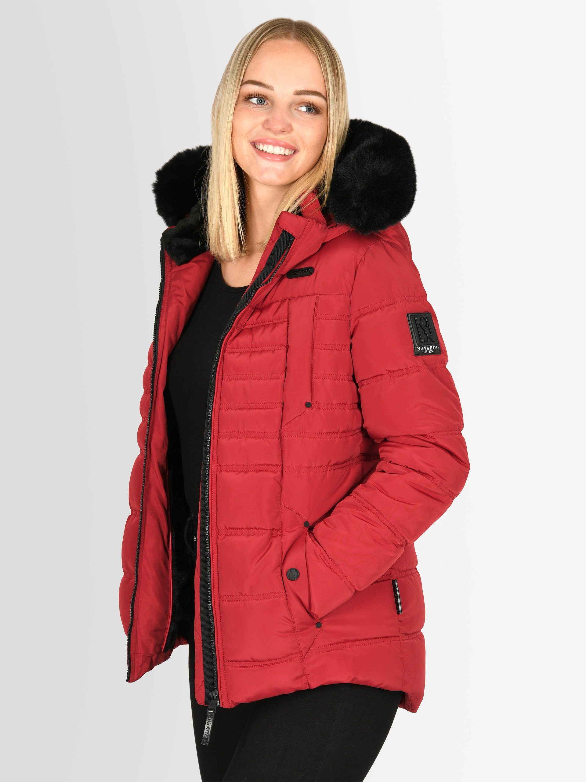 Navahoo Winterjacke Lissandra mit hochwertigem Steppdesign