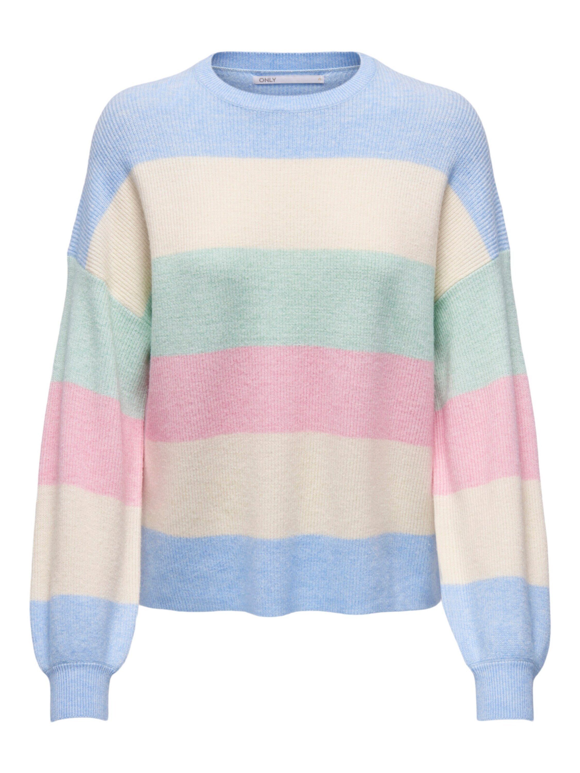 ONLY Strickpullover "ONLATIA L/S STRIPE PULLOVER KNT NOOS" günstig online kaufen
