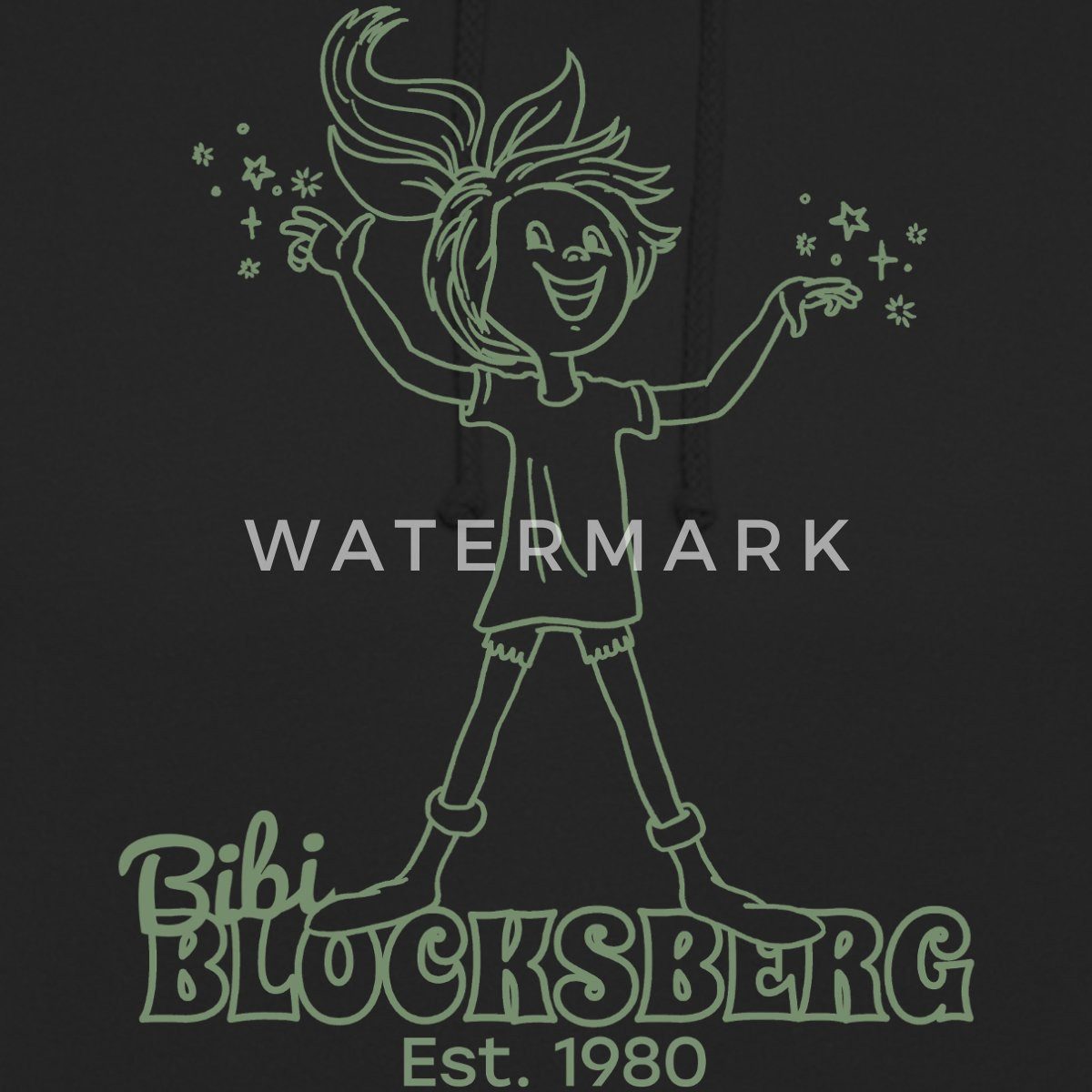 Spreadshirt Hoodie Bibi Blocksberg Est. 1980 Unisex Hoodie (1-tlg)