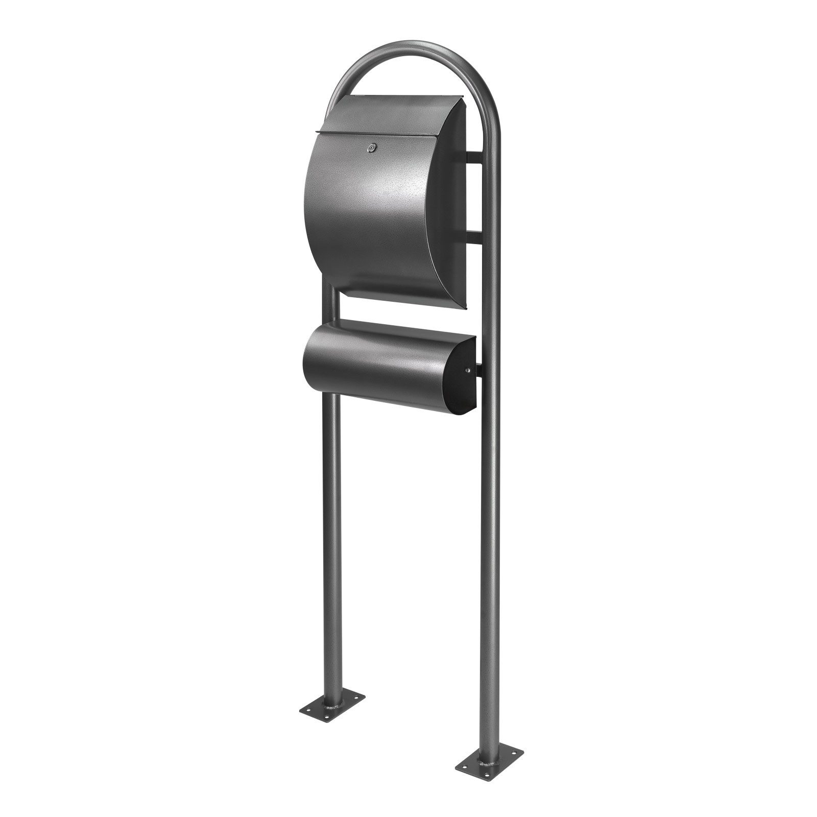 DEMA Standbriefkasten Standbriefkasten mit Zeitungsrolle BK1500Z