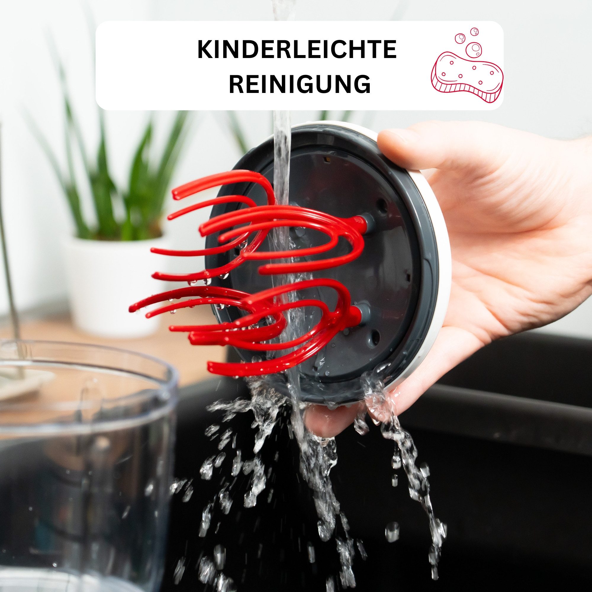 WESTMARK Rührquirl Ohne Strom, Füllvolumen: 1 l, Kunststoff, Rührblitz