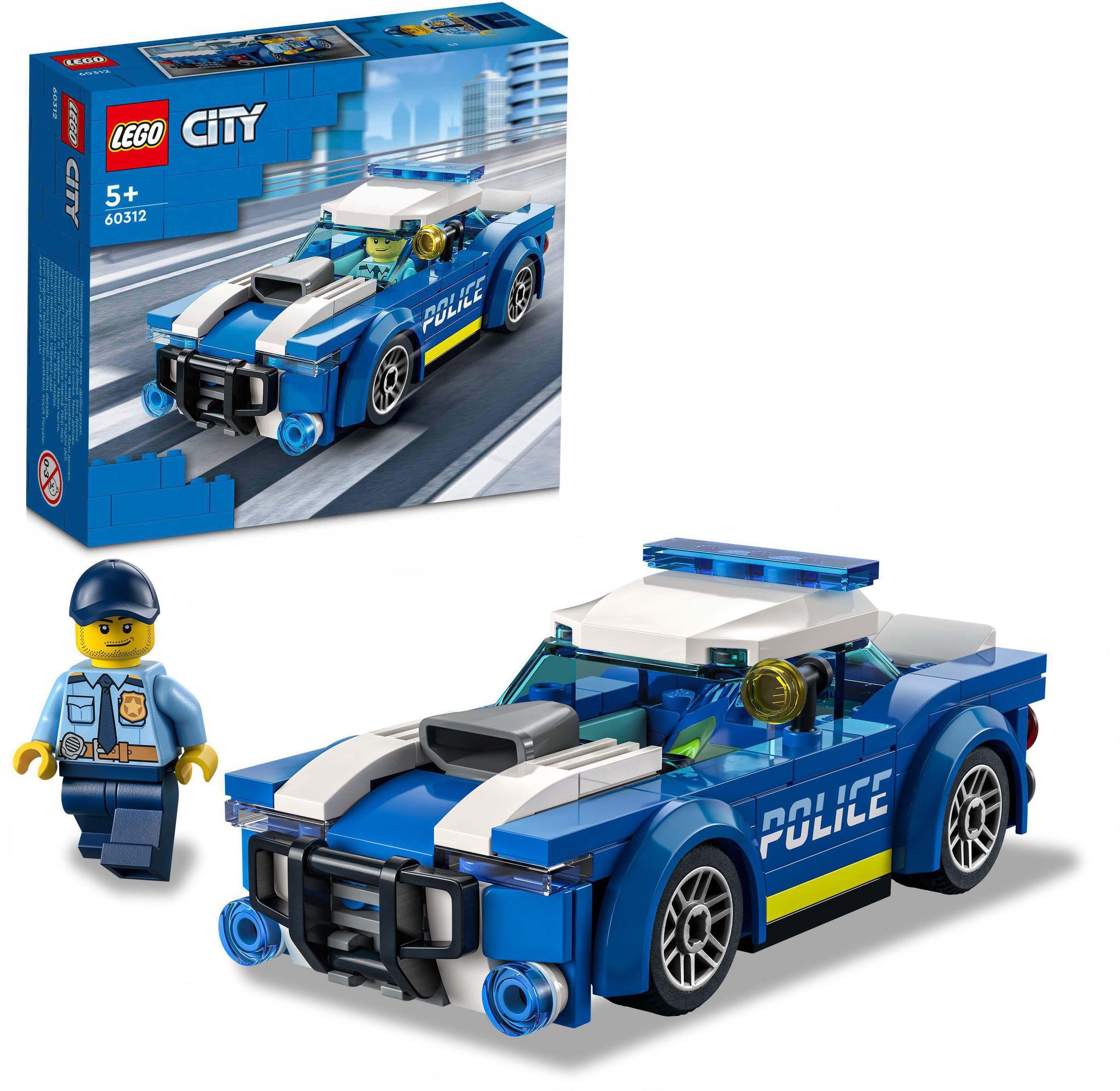 LEGO® Polizeiauto (60312), LEGO® City Konstruktionsspielsteine, (94 St) günstig online kaufen