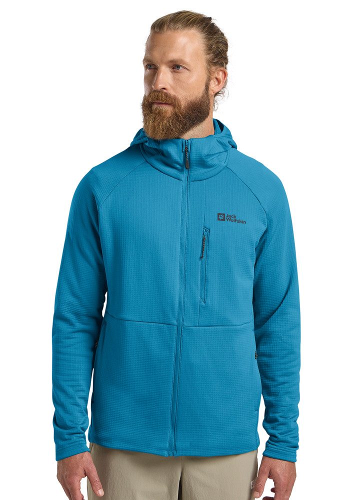 Jack Wolfskin Fleecejacke KOLBENBERG HOODED FZ M günstig online kaufen
