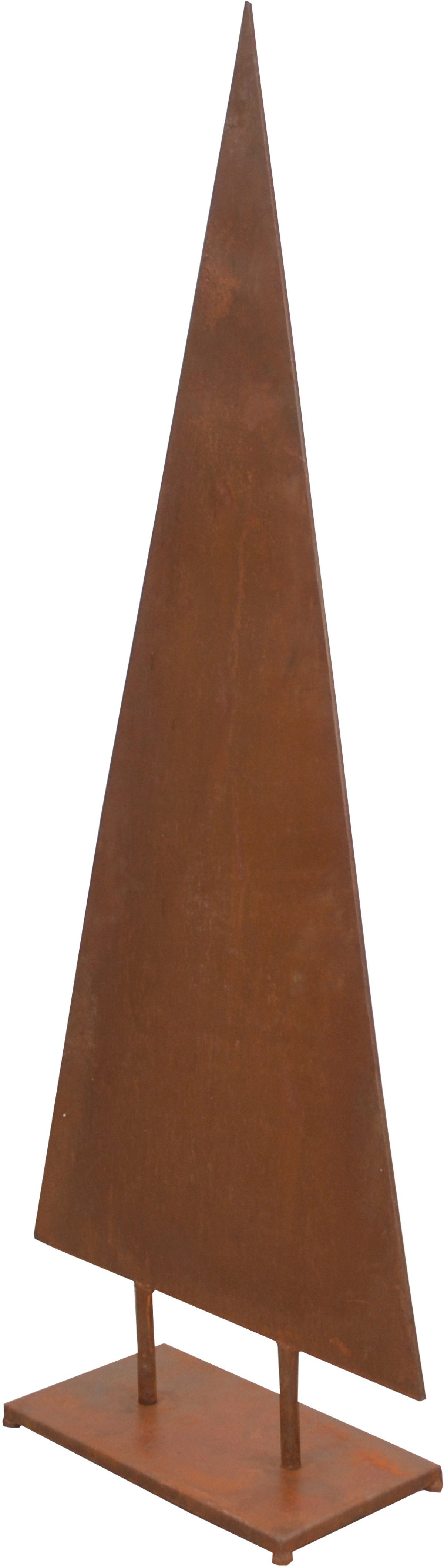 HOFMANN LIVING AND MORE Dekobaum Weihnachtsbaum, Weihnachtsdeko aussen, aus Metall, mit rostiger Oberfläche