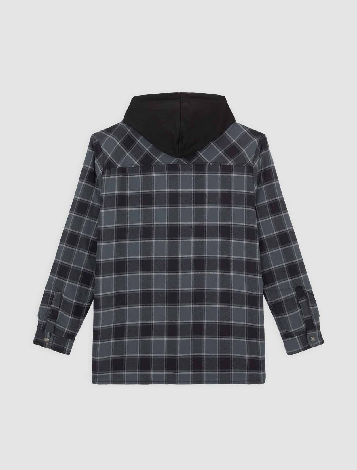 Dickies Funktionshemd Dickies Workwear Hemden FLEECE HOODED FLANNEL SHIRT J günstig online kaufen