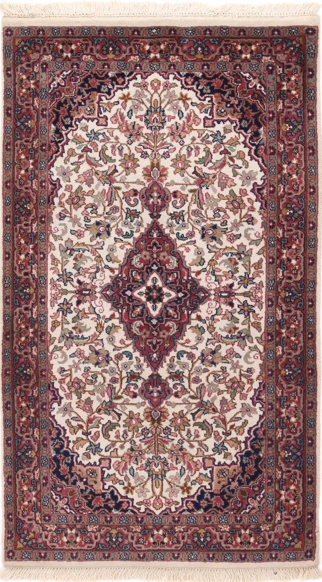Orientteppich Indo Keshan 91x161 Handgeknüpfter Orientteppich, Nain Trading, rechteckig, Höhe: 12 mm