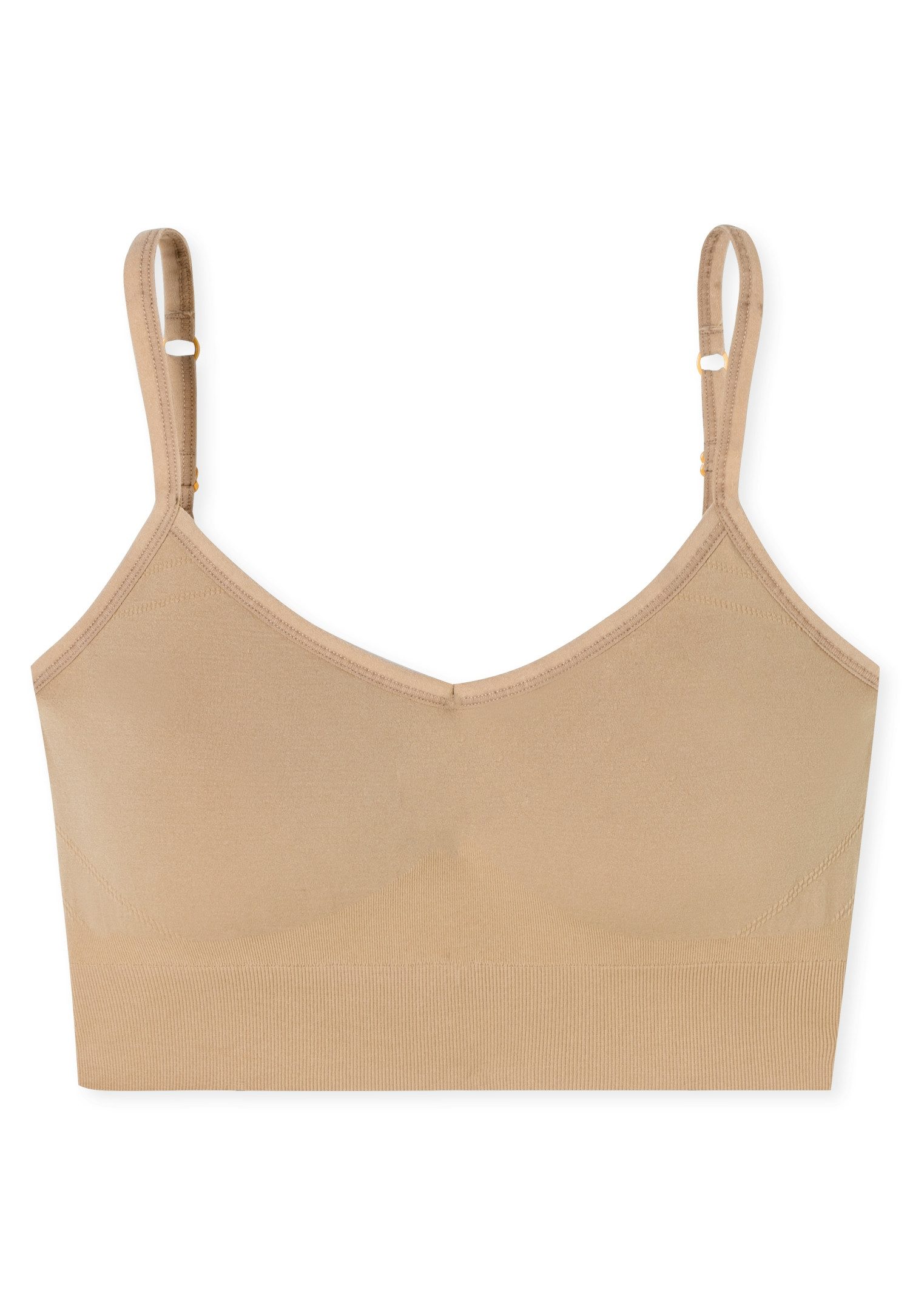 Schiesser Bustier Casual Seamless ohne störende Seitennähte, herausnehmbare Pads, elastisch