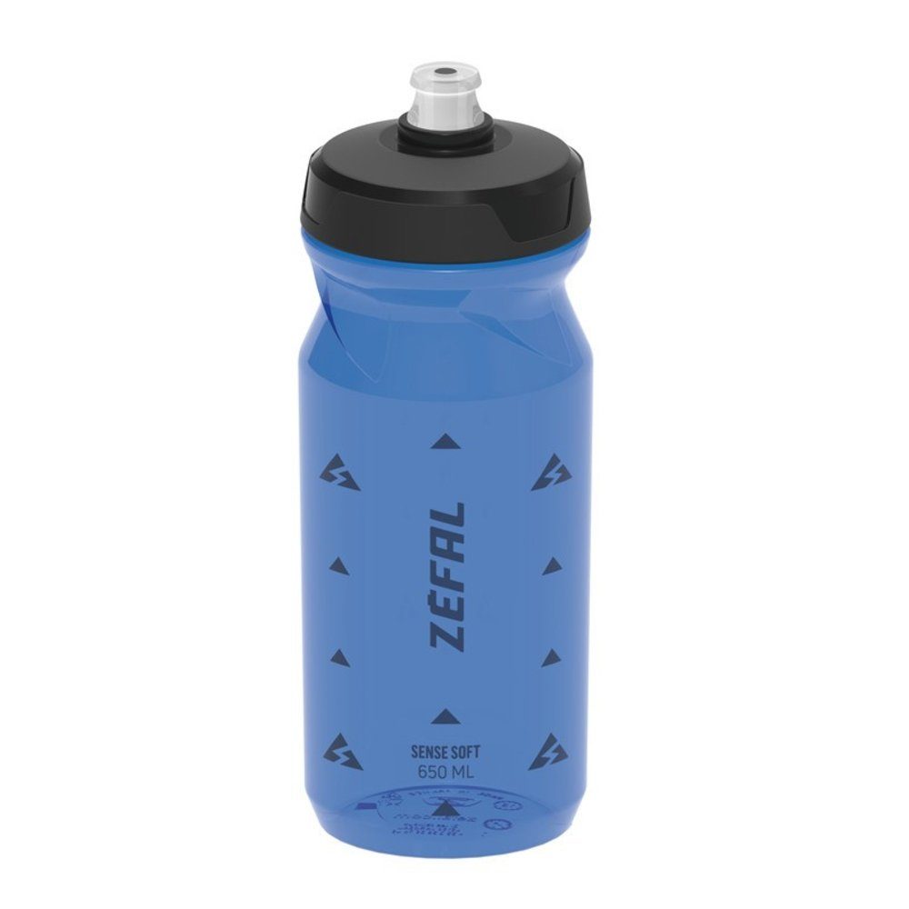 Zefal Trinkflasche Trinkflasche Sense Soft 65 650ml, transluzent blau, Höhe 193mm