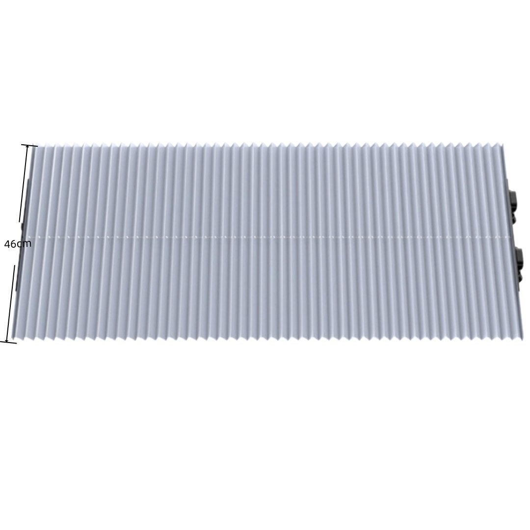 FOUORTUNATE-BEE Autosonnenschutz Auto Sonnenschutz Rollo ausziehbar, Saugnapf Montage 46×120 cm, Fenster Sonnenschutz zum Ziehen für Auto & Zuhause, ohne Bohren
