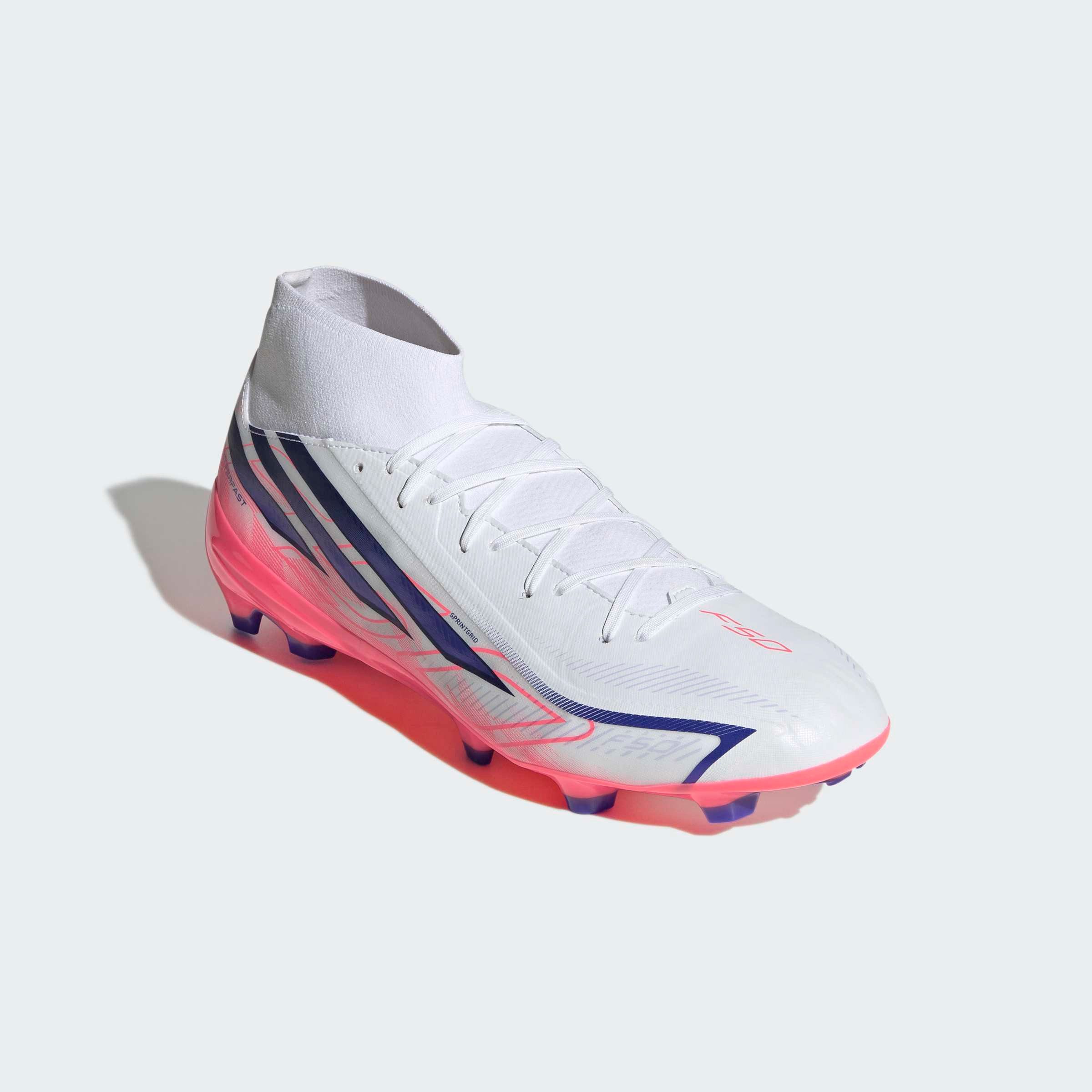 adidas Performance F50 HYPERFAST LEAGUE, MITTELHOCH, FESTE BÖDEN Fußballschuh für Rasen und feste Böden, gespielt bei der Weltmeisterschaft 2026