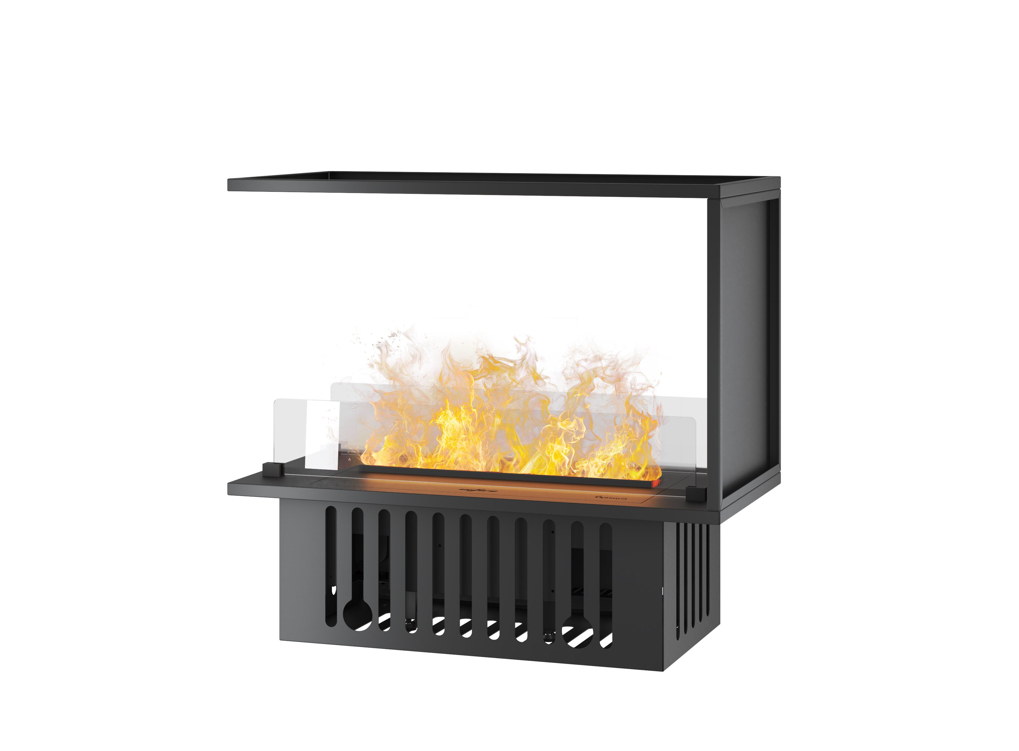 Infire Elektrokamin INVAPO Inside U800 Elektrokamineinsatz, Wasserdampfkamin mit 3D Flammeneffekt