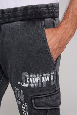 CAMP DAVID Sporthose mit Elastikbund und Kordel