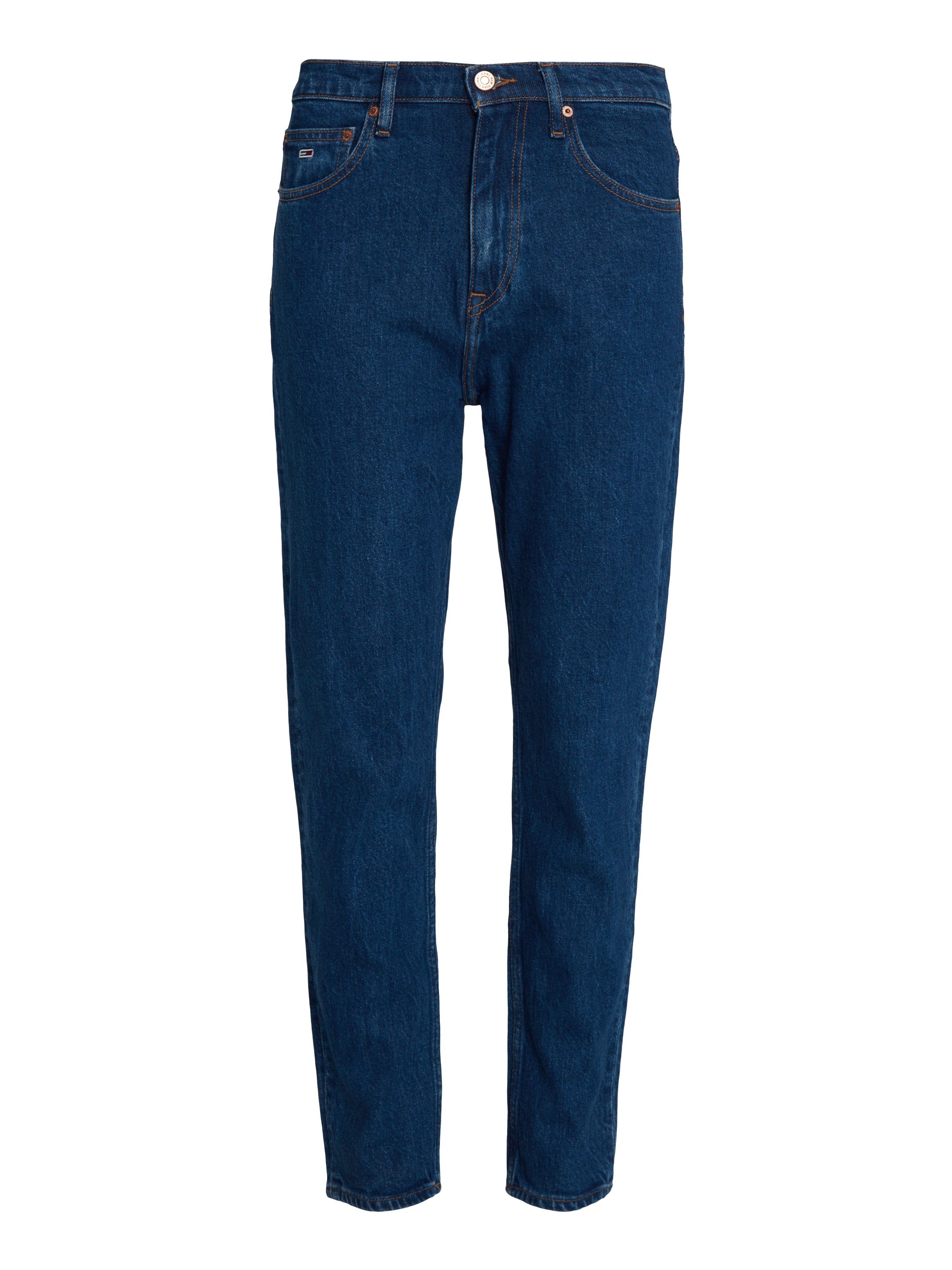dark ANK blue28 Jeans Slim-fit-Jeans Tommy HGH IZZIE Ledermarkenlabel SL BH5131 mit