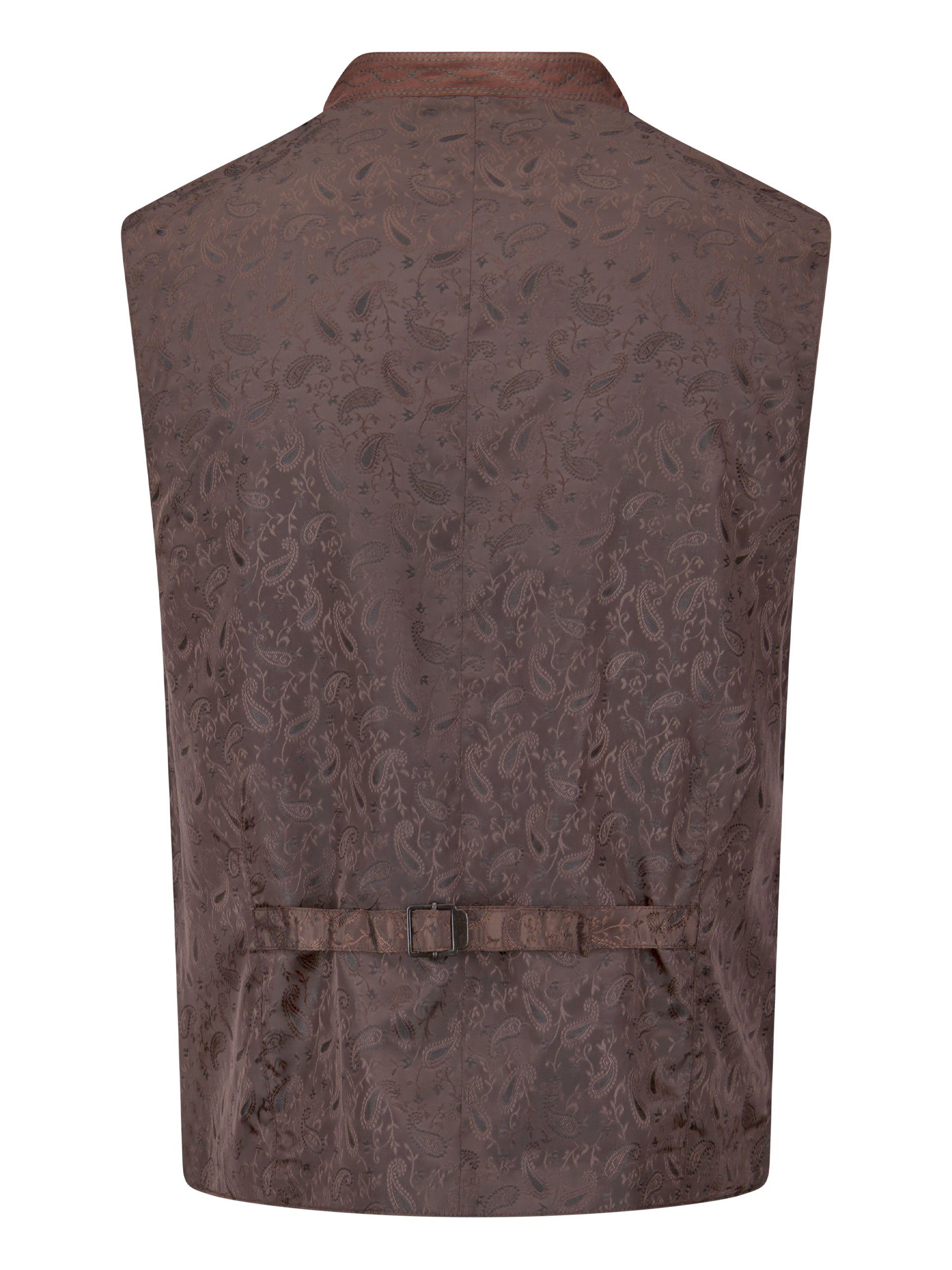 FUCHS Trachtenweste Trachten Weste Herren Mane beige (1-tlg)