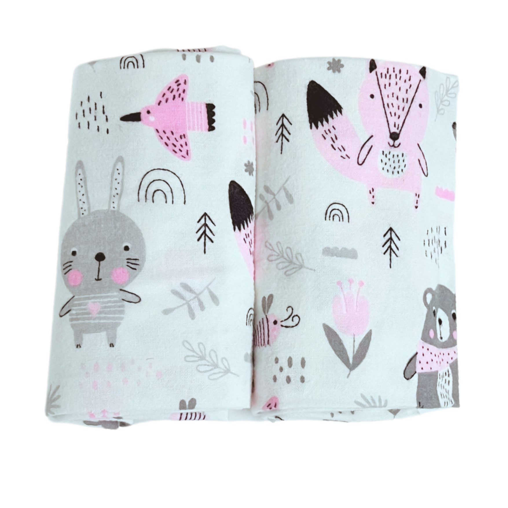 Babymajawelt Spucktuch Baby Moltontücher 2er Set, 70x80 cm - Kuscheltücher ver. Modelle, (Set, 2-tlg), Mehrfach verwendbar, Besonders sanft & Farbenfroh, Limited