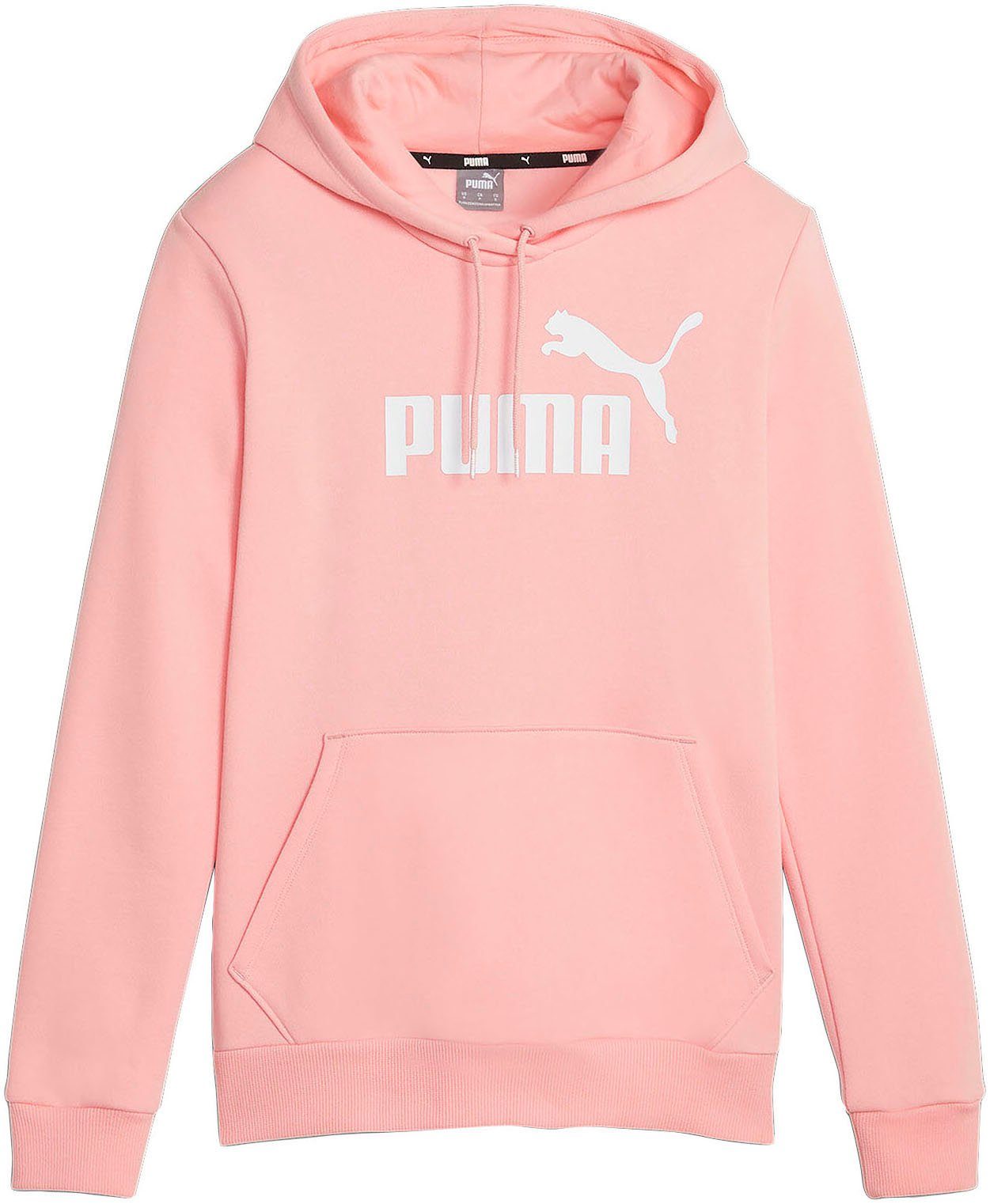 PUMA Kapuzensweatshirt ESS Peach HOODIE (S) Smoothie FL LOGO