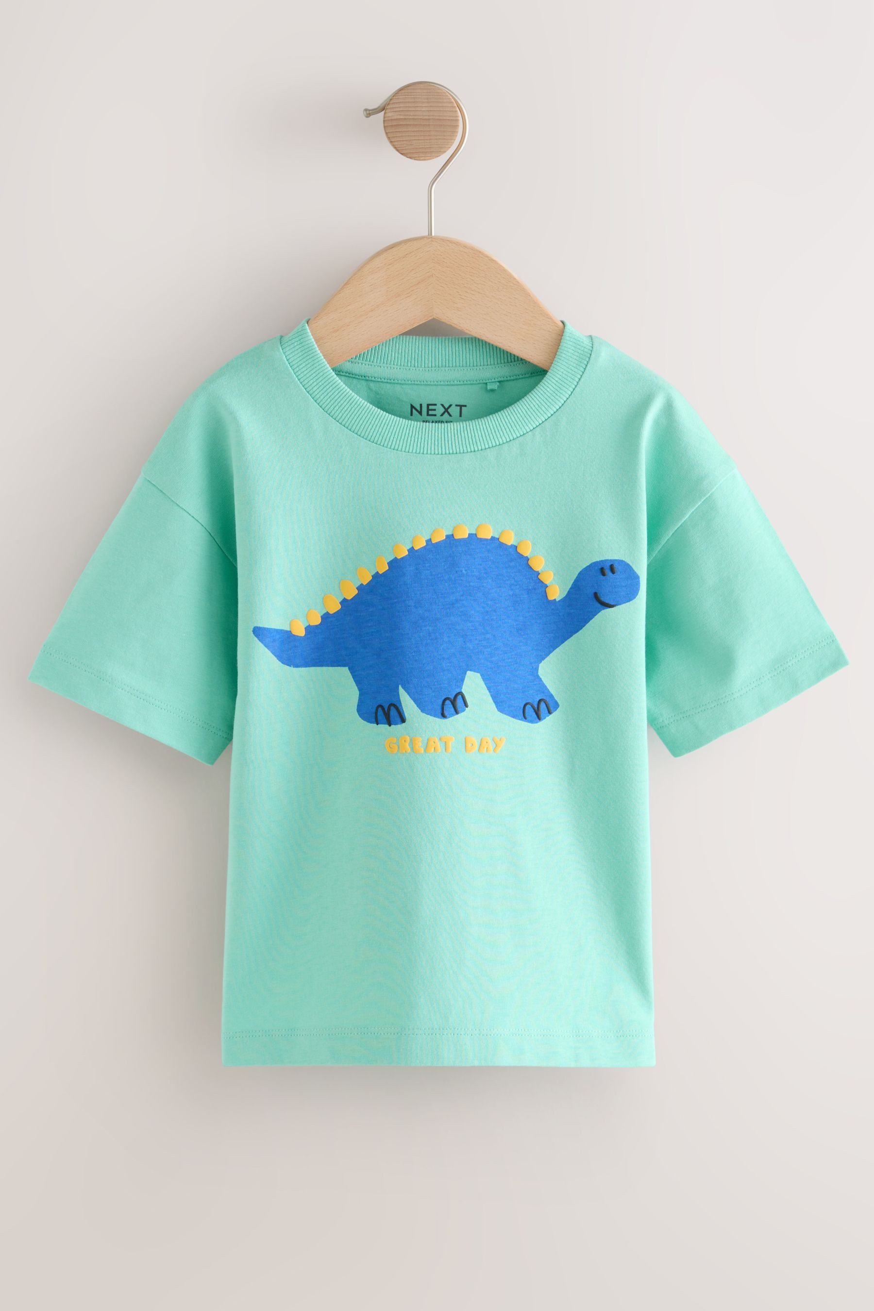 Langarmshirt Kurzarm-T-Shirts mit Grafik-Print im 3er-Pack