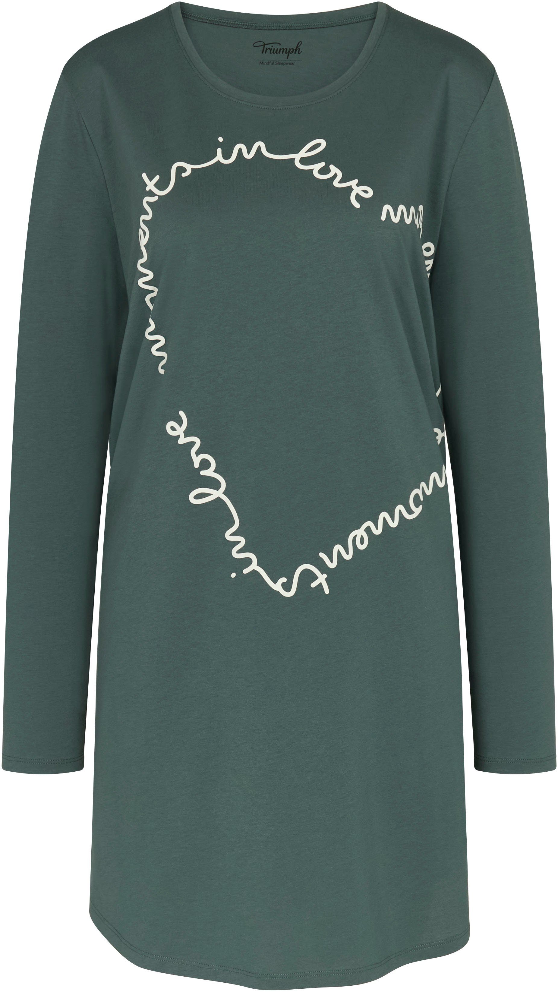 Triumph Nachthemd Nightdresses NDK LSL X SMOKY GREEN (1-tlg) 03