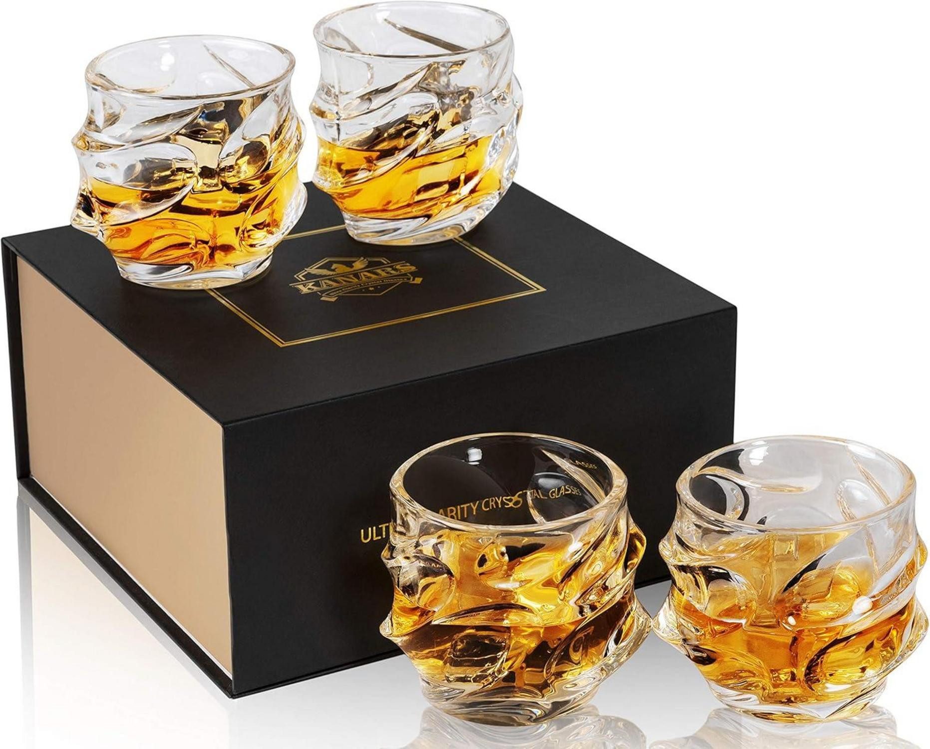 Whiskyglas Whisky Gläser Set Kristall Spülmaschinentauglich Luxus 320ml