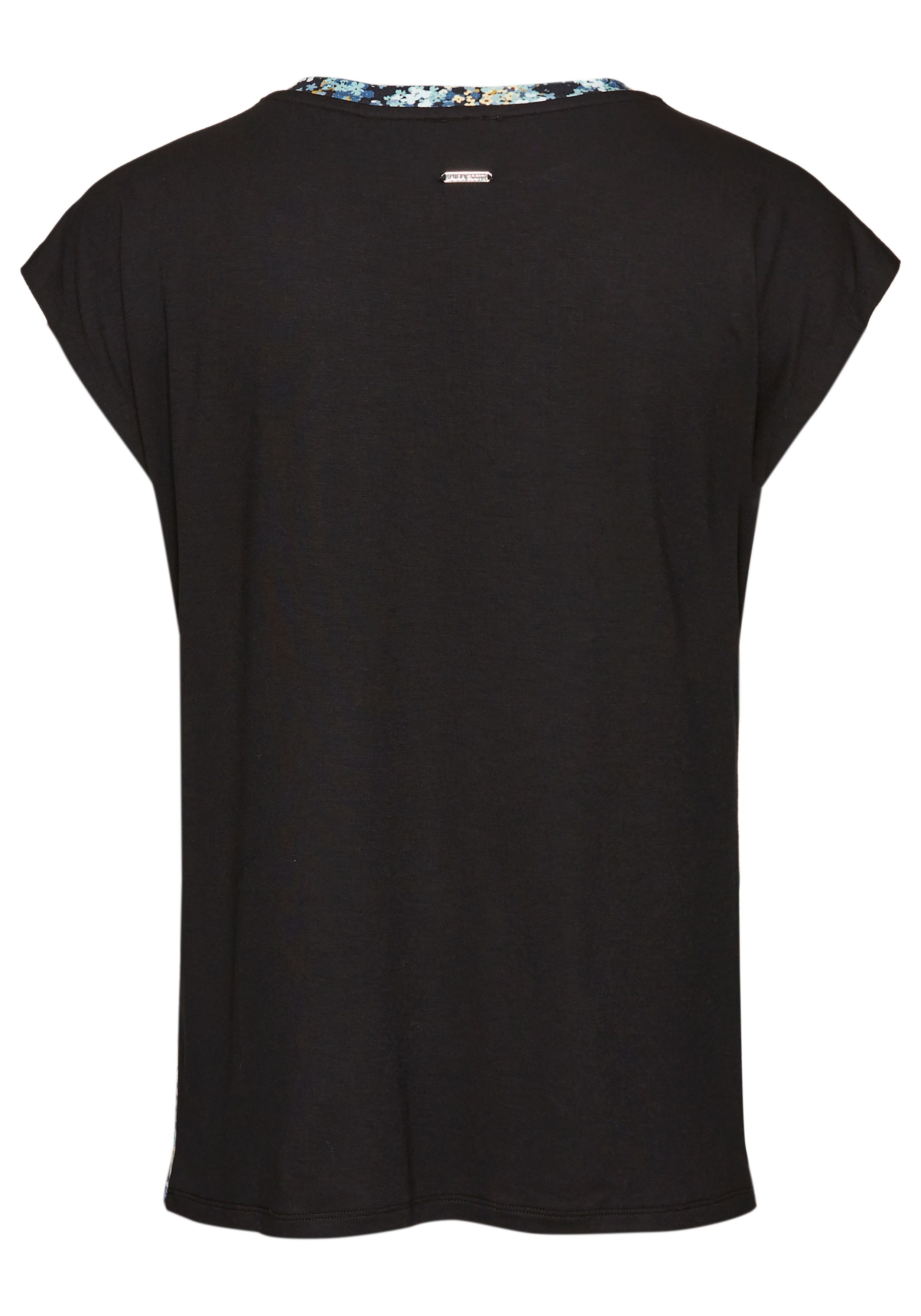 Laura Scott T-Shirt mit filigranem Blumen-Druck