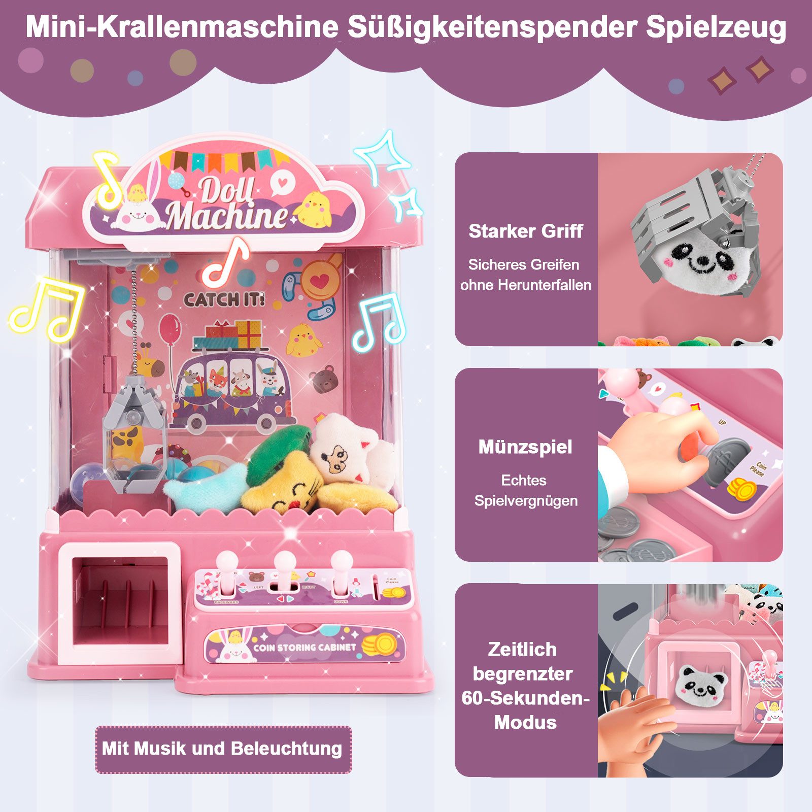 LBLA Spieltisch Mini Greifmaschine für Kinder, günstig online kaufen
