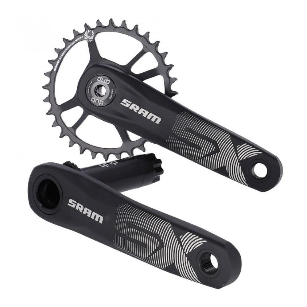 Fahrradkurbel SRAM Kurbelgarnitur SX Eagle DUB 165mm, 32T DM, schwarz - robuste 1x12