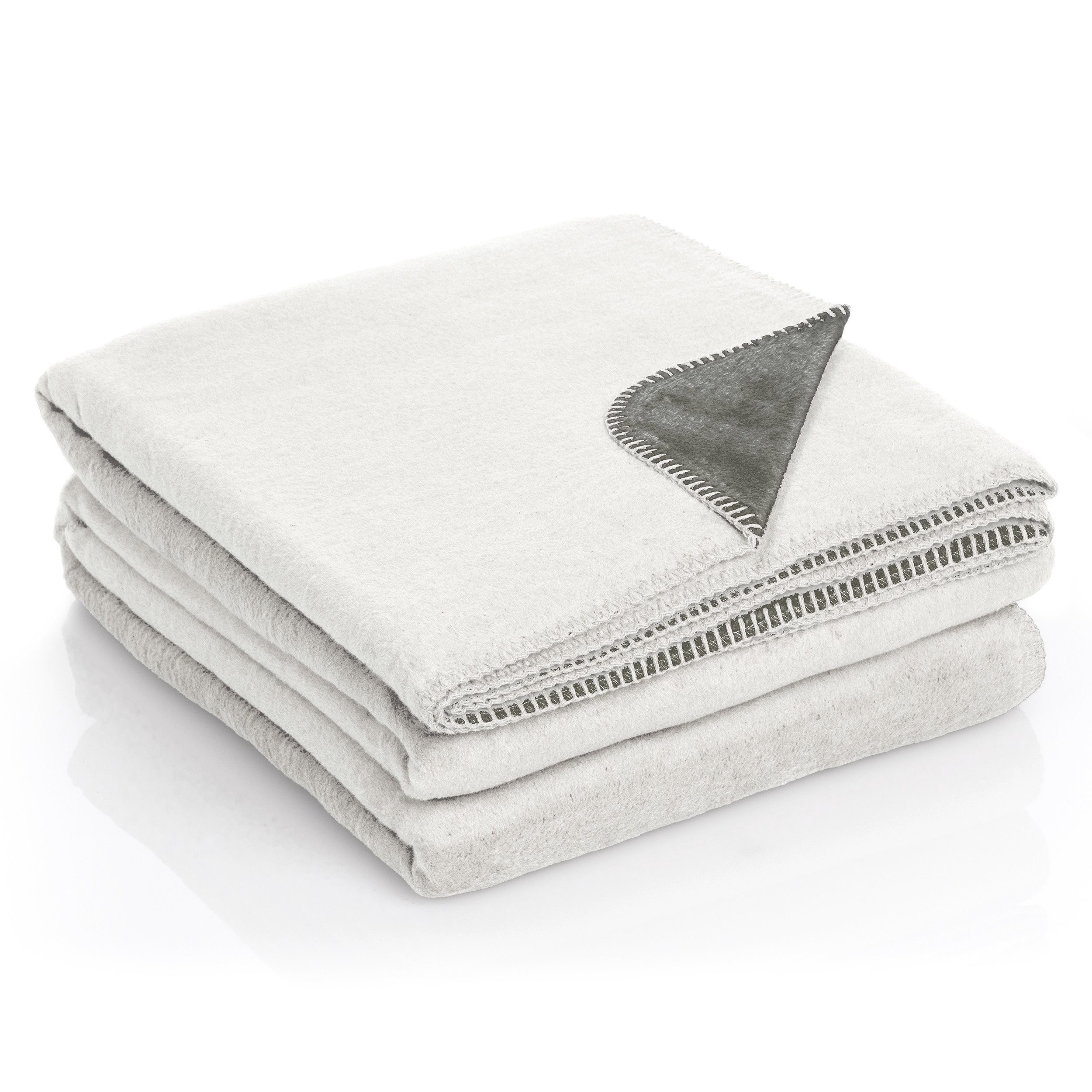 Wohndecke Moon Kuscheldecke Doubleface Baumwollmix ca günstig online kaufen