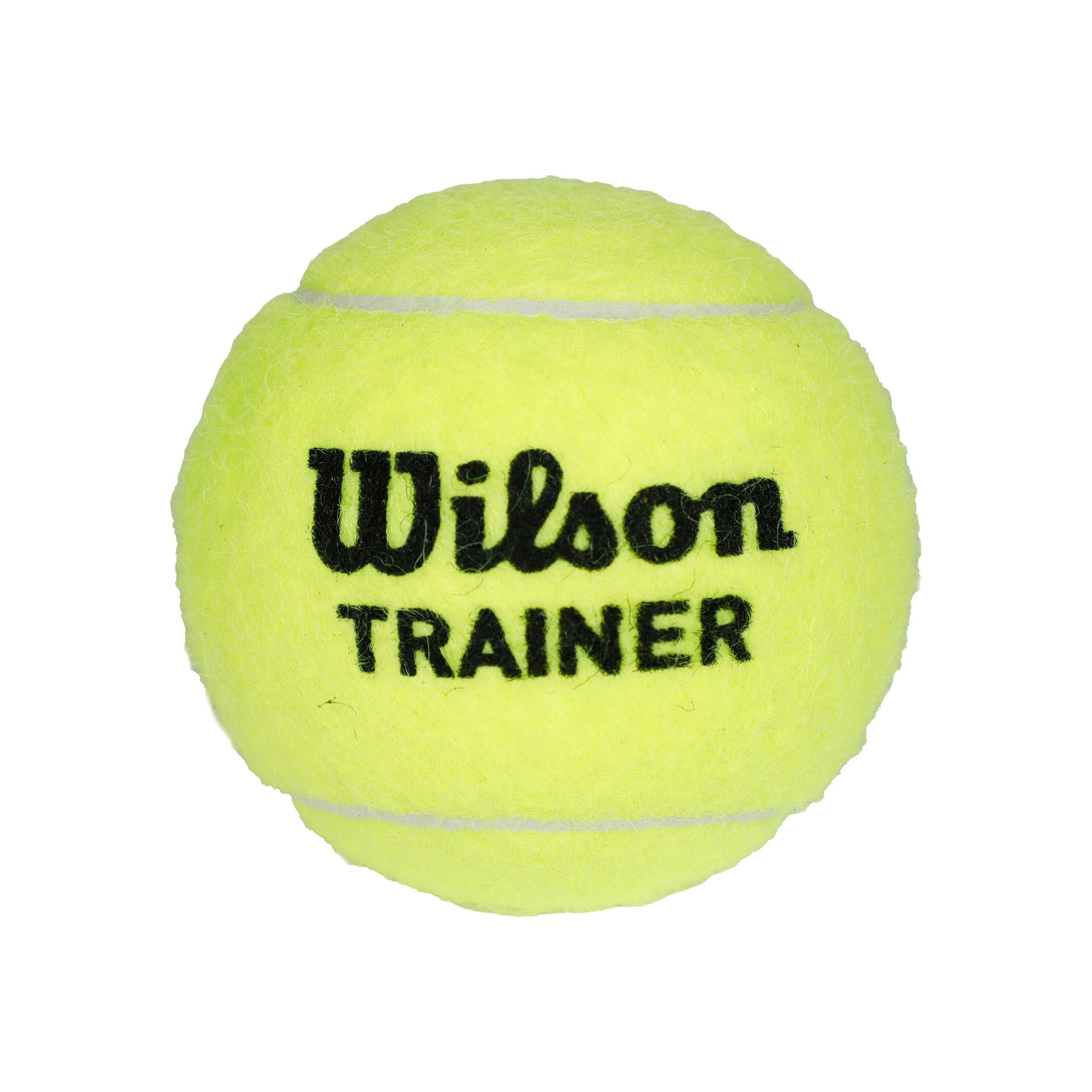 Wilson Tennisball Team W Trainer - 72 Tennisbälle - Drucklose Bälle - (72er Eimer)