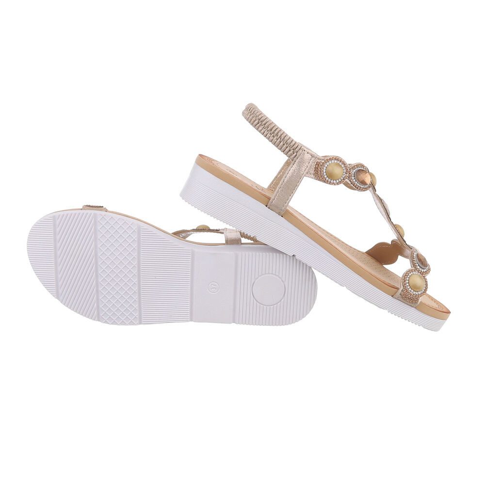 Ital-Design Damen Freizeit Riemchensandalette (86016848) Keilabsatz/Wedge K günstig online kaufen