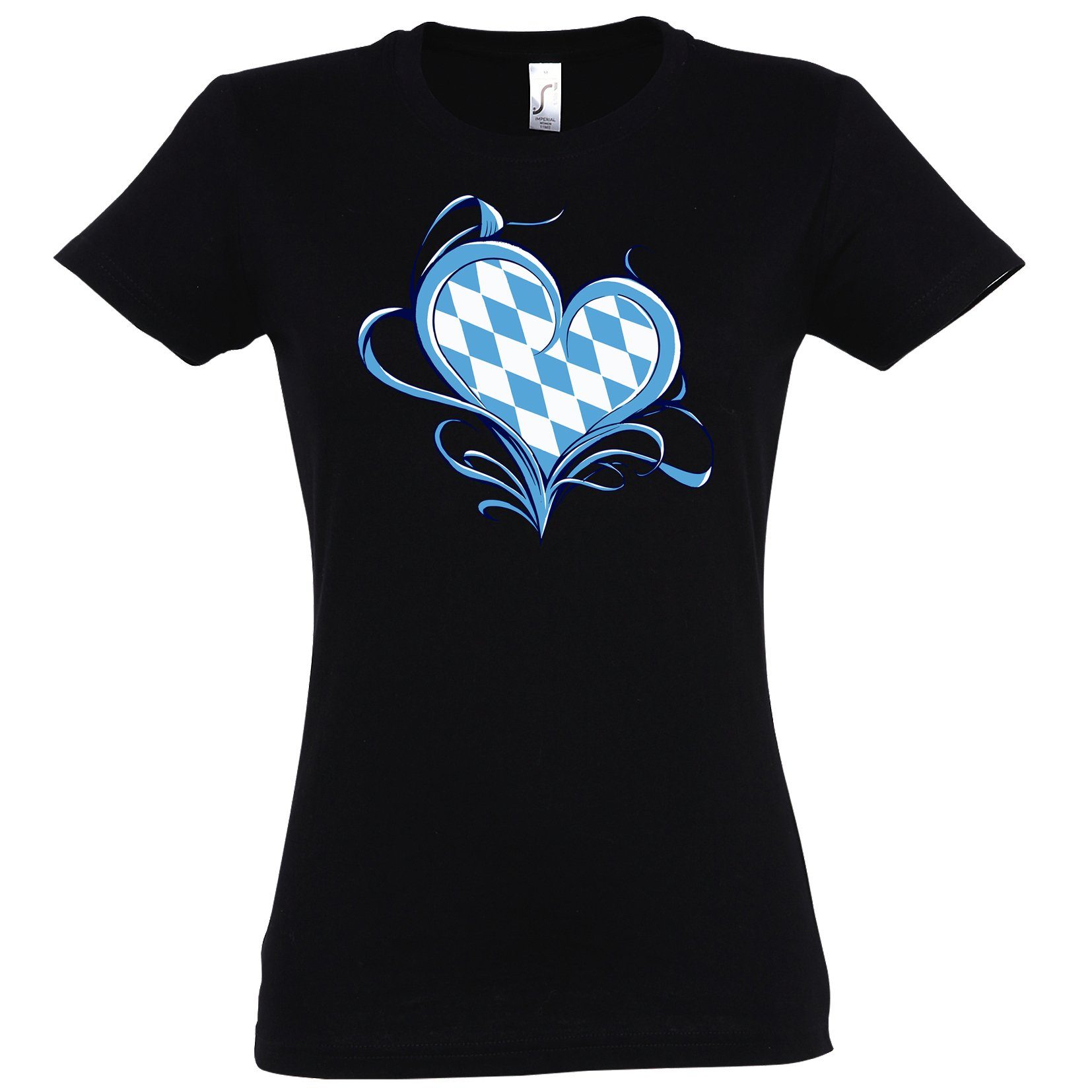Youth Designz T-Shirt Bayern Herz Damen günstig online kaufen