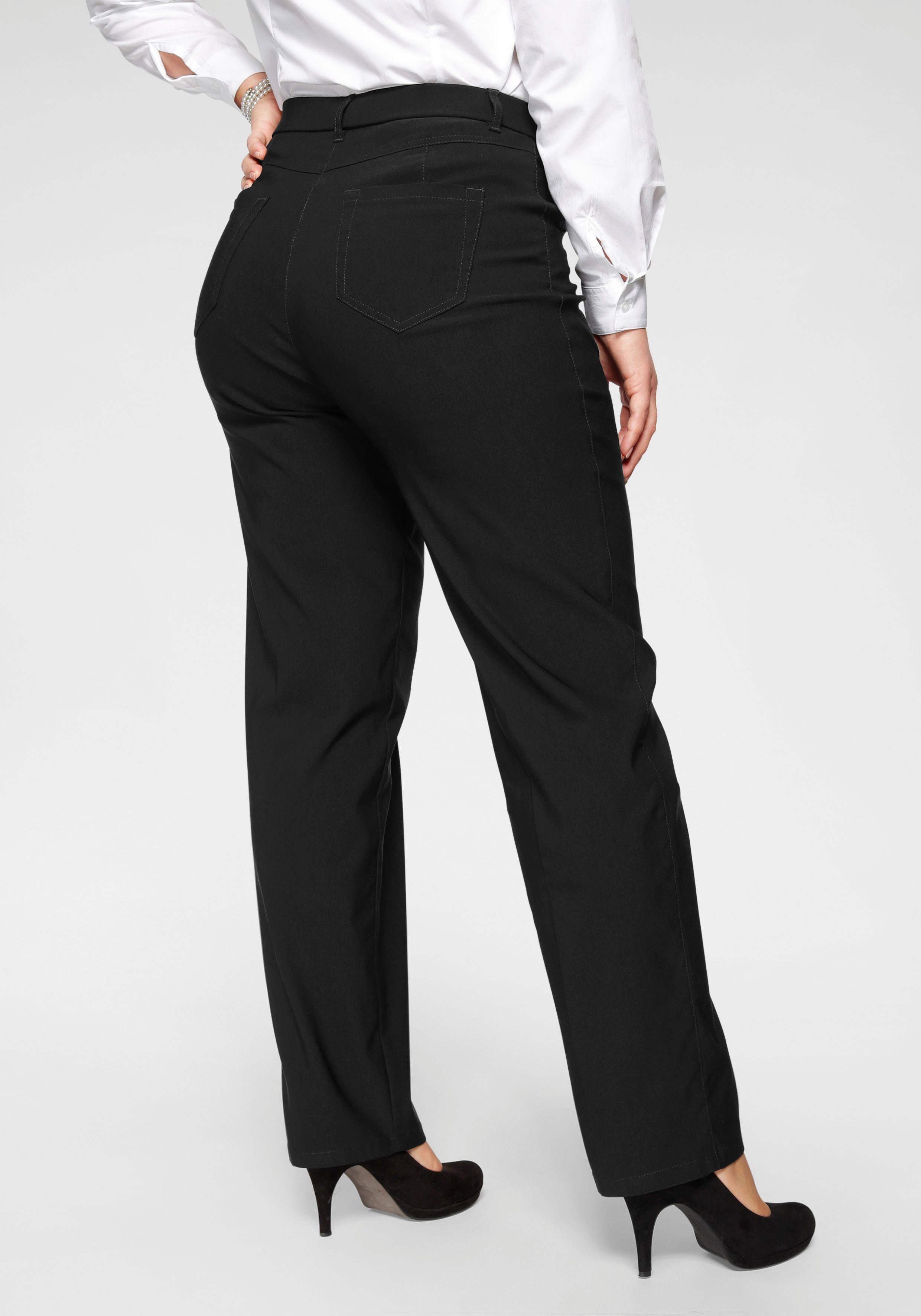 KjBRAND Stretch-Hose Babsie Bengaline: Bequemer Oberschenkel günstig online kaufen