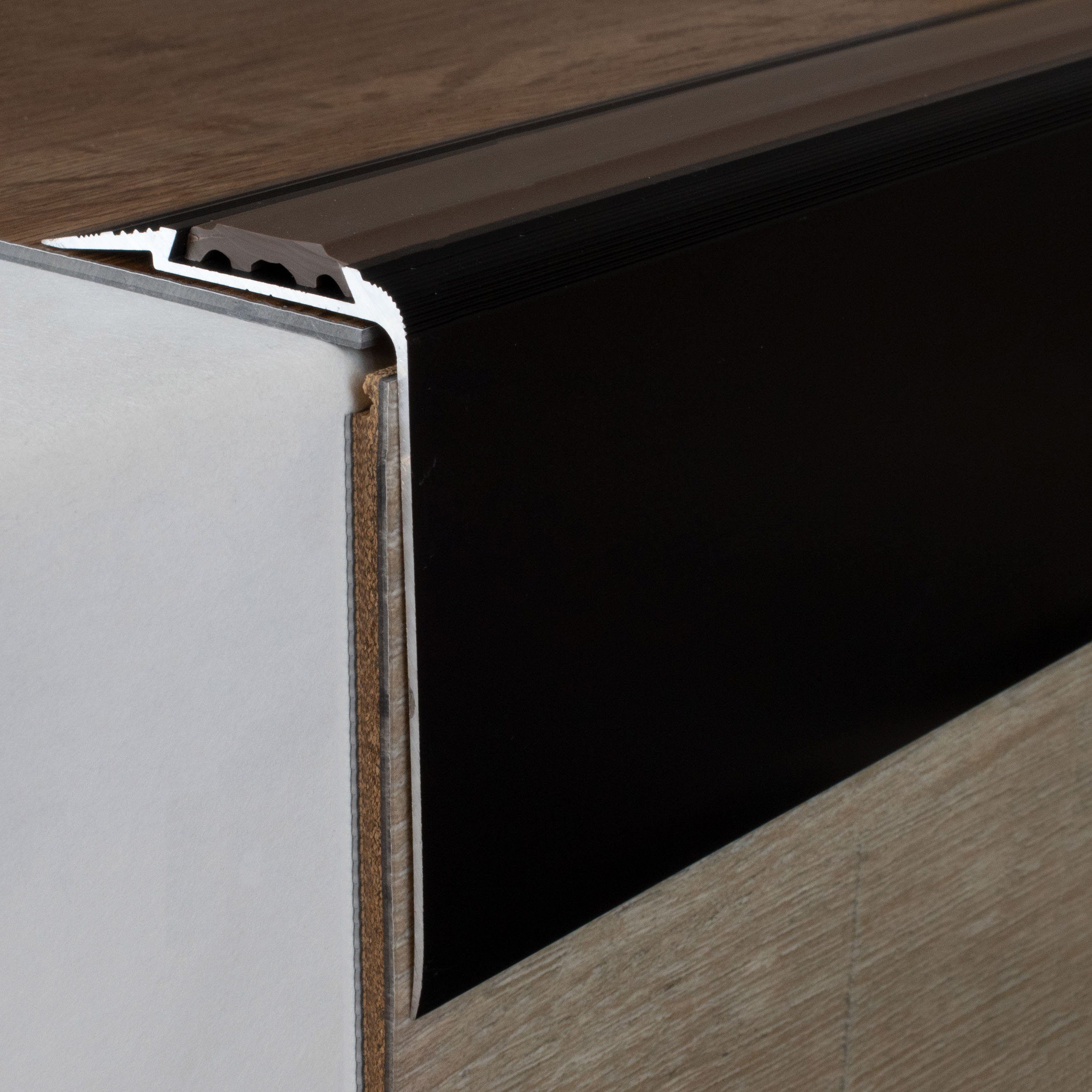 PROVISTON Treppenkantenprofil Aluminium, 80 x 58 günstig online kaufen