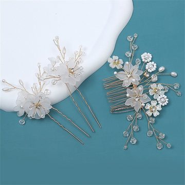 Fivejoy Diadem Braut Haarschmuck, Strass Perle schöne Haarschmuck