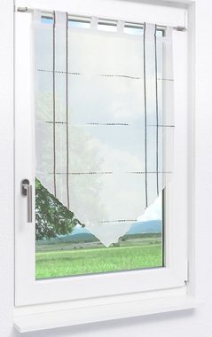 Scheibengardine Tilly, LYSEL®, (1 St), transparent, HxB 90x60cm