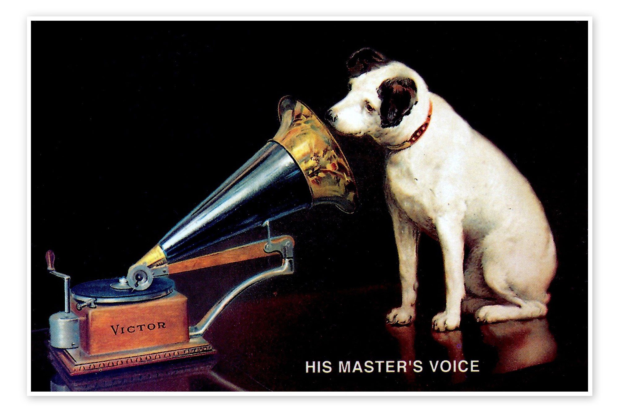 Posterlounge Poster François Barraud, Victor Grammophon, die Stimme seines Herrn, Vintage Illustration