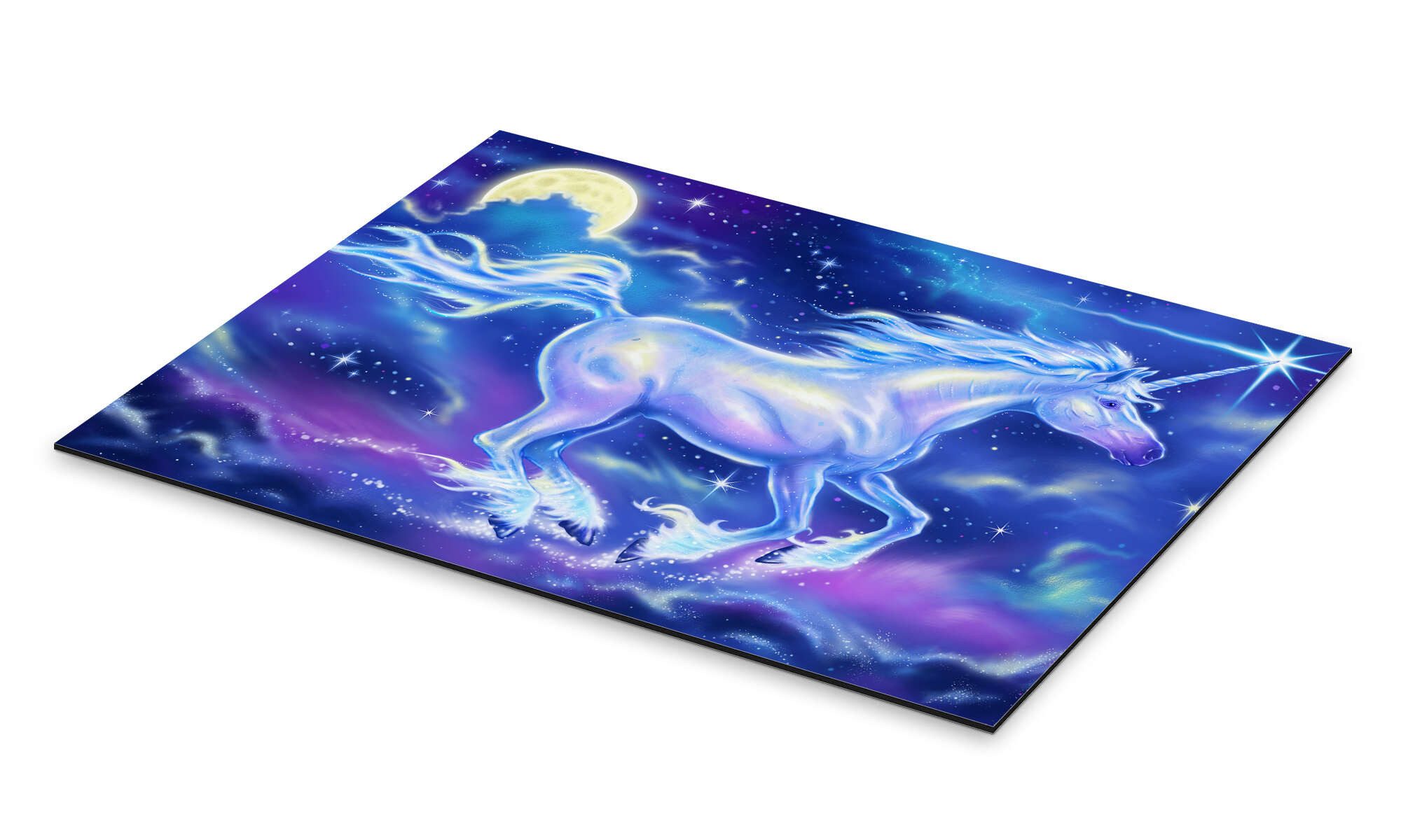 Posterlounge Wandbild Einhorn, Richard Kelly, erhältlich als Poster, Leinwandbild, Wandsticker oder Acrylglasbild