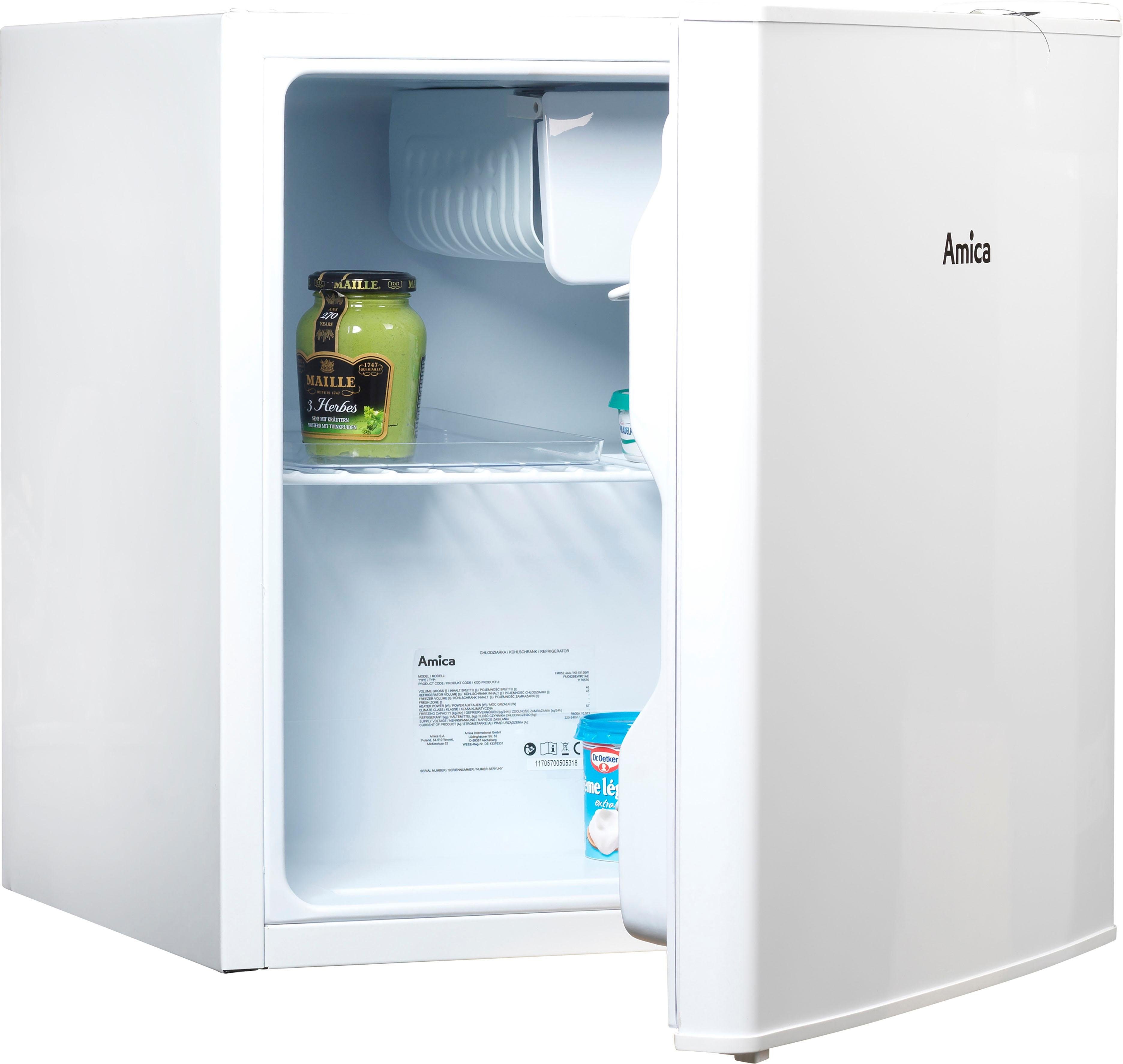 Amica Kühlschrank FM052.4AA / KB15150W, 50 cm hoch, 48 cm breit, Kühlbox  mit Kaltlagerfach