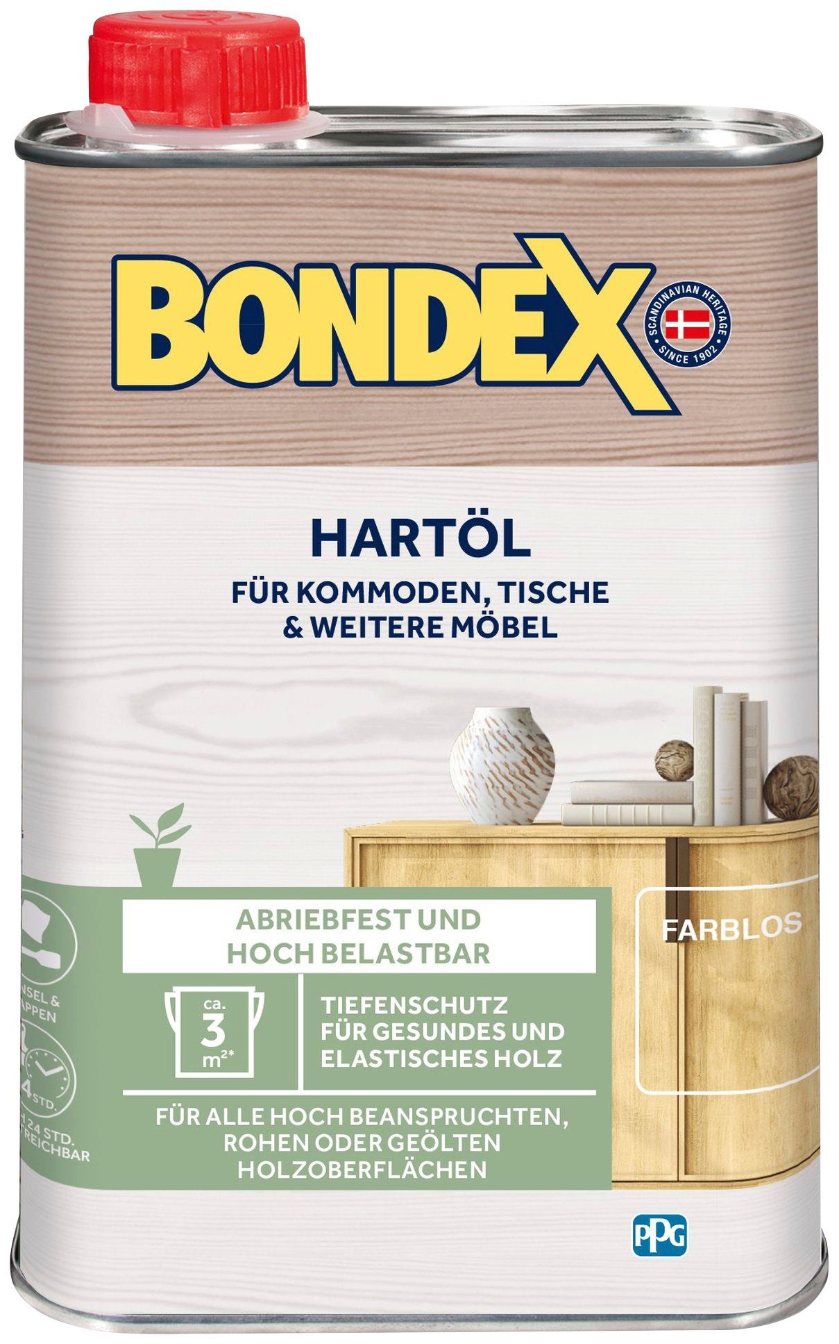 0,75 HARTÖL, Inhalt Bondex Weiß, Liter Holzöl