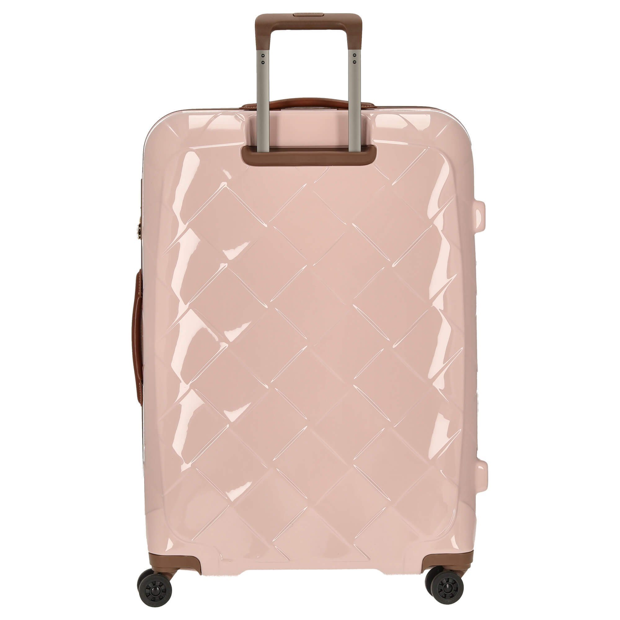 Stratic Trolley Leather and More 4-Rollen-Trolley - L, 76 4 cm rose Rollen